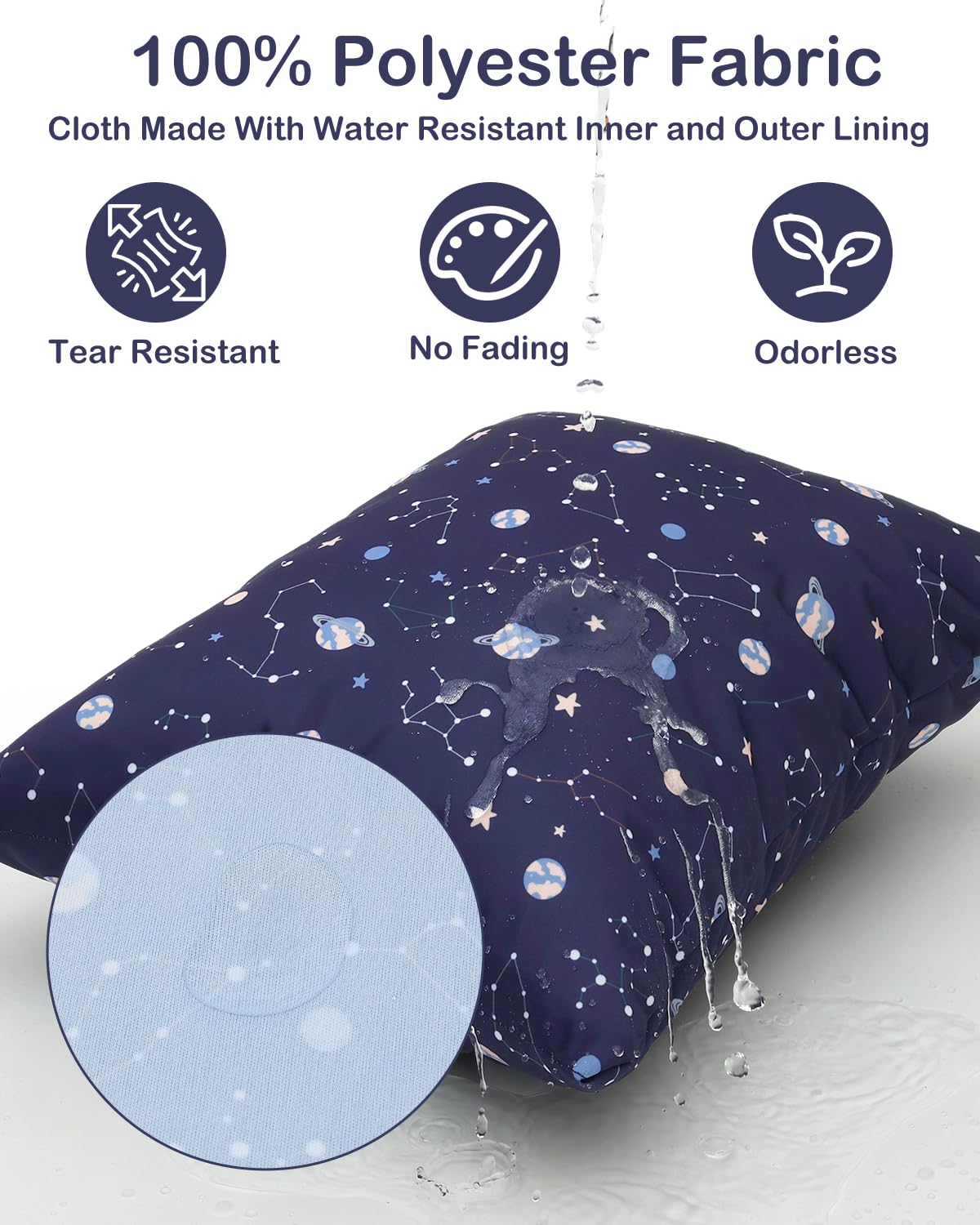 ALVA ALVABABY 3pcs Cloth Diaper Wet Dry Bags Waterproof Reusable with Two Zippered Pockets Travel Beach Pool Daycare Soiled Baby Items Yoga Gym Bag for Swimsuits or Wet Clothes 3L-ZM32