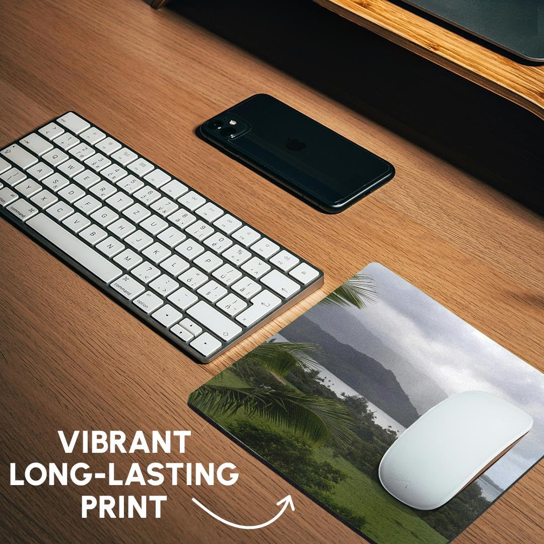 Hanalei Bay, Kauai island, Hawaii, USA - US12 DFR0130 - Mouse Pad, 8 by 8 inches (mp_143906_1)