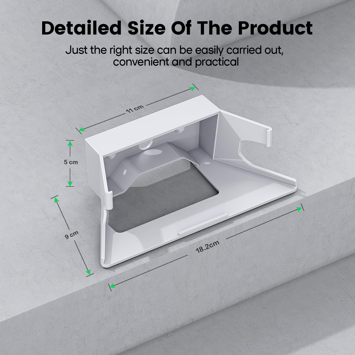 ISEKIE Starlink Wall Mount, New Upgraded Star Link Internet Kit Satellite Brackets ABS Router Holder Protection for StarLink Mesh Router V2 Mesh Router White