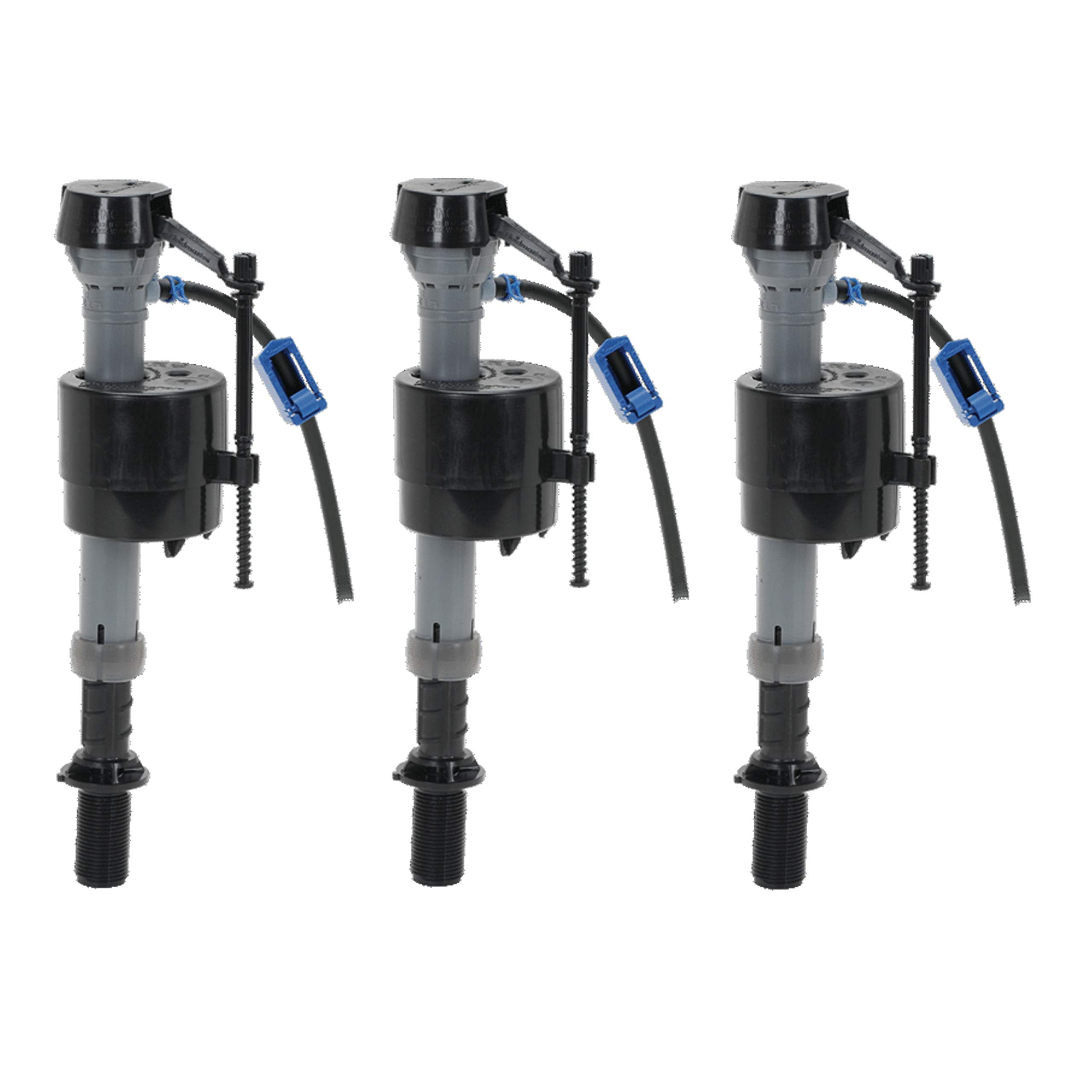 Fluidmaster 400A133 Premium Filling Valve Universal High Performance Toilet Fill Valve - 3 Pack