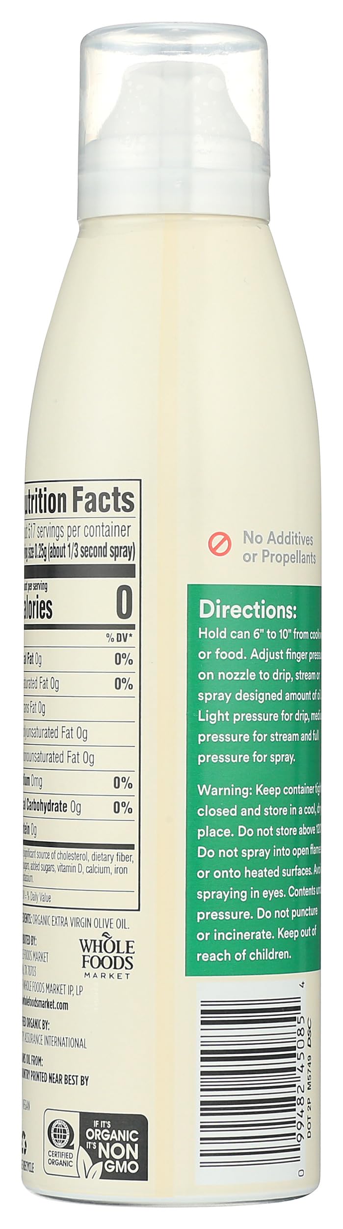 365 by Whole Foods Market, Organic Extra Virgin Olive Oil Spray, 5 Fl Oz