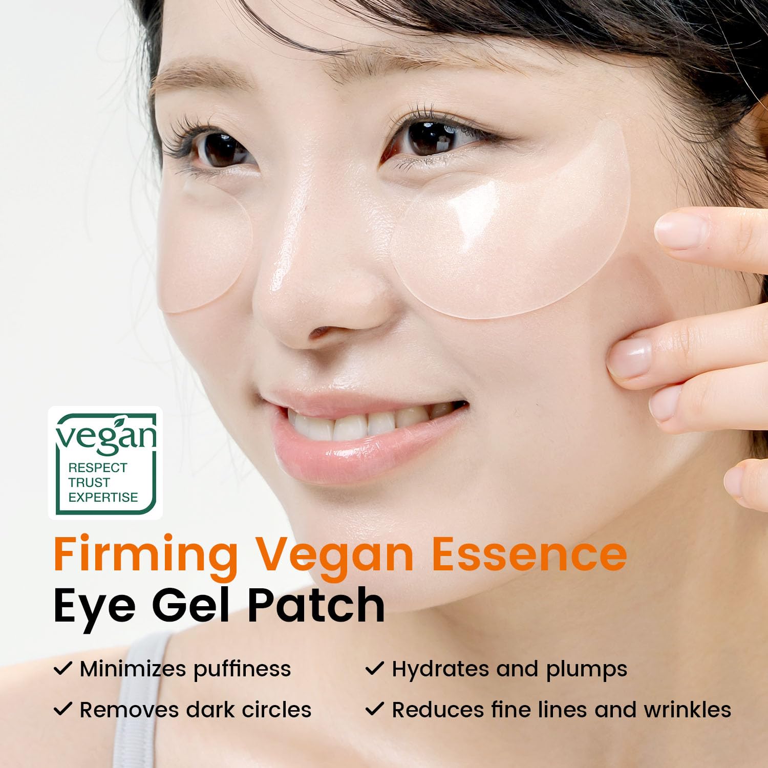 SEONGLOW Caffeine Under Eye Patches: 30 Pairs Korean Hydrogel Eye Masks for Dark Circles Puffiness Relief with Niacinamide Hyaluronic Acid - Undereye Brightening Hydrating Anti-Wrinkle Treatment