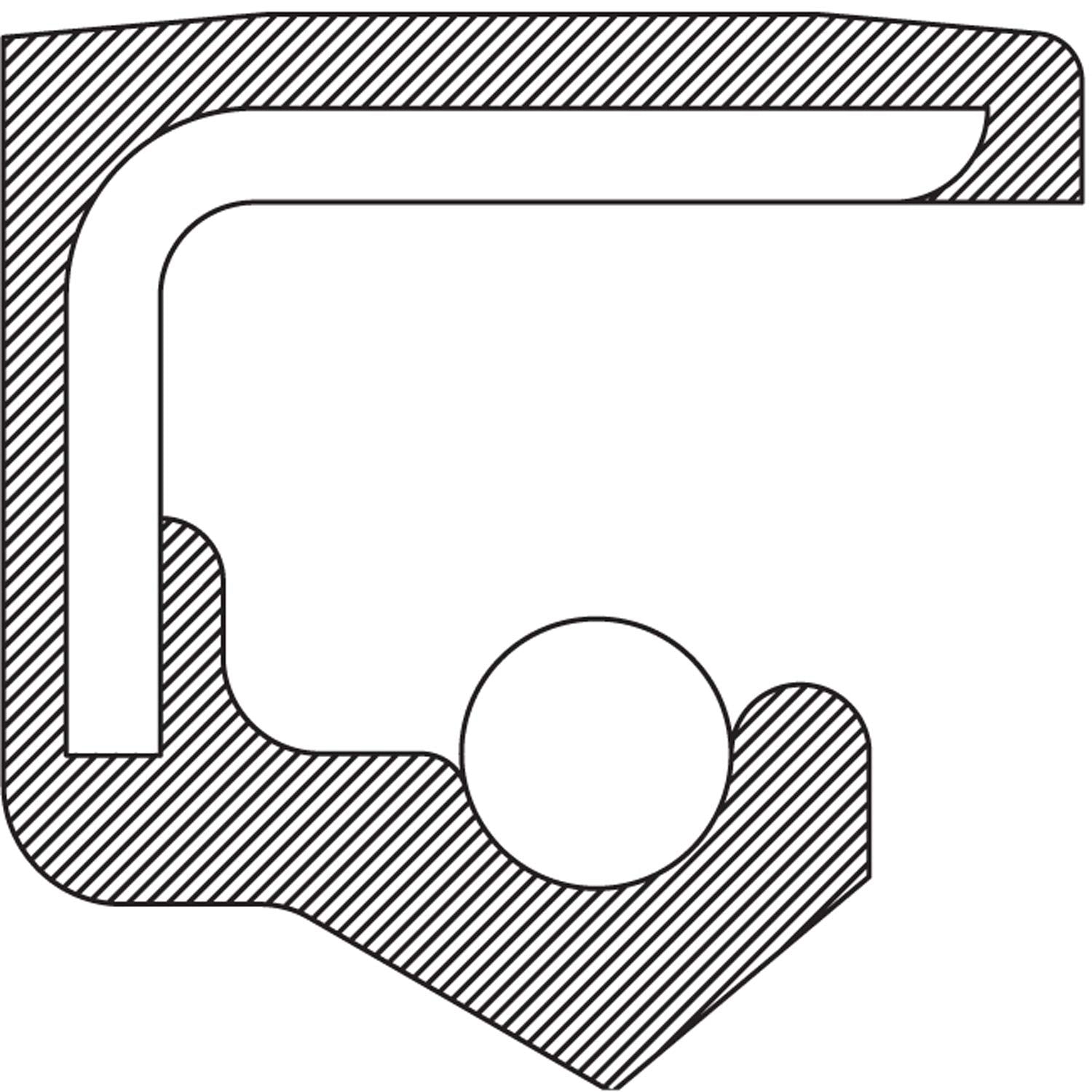 National 710637 Wheel Seal