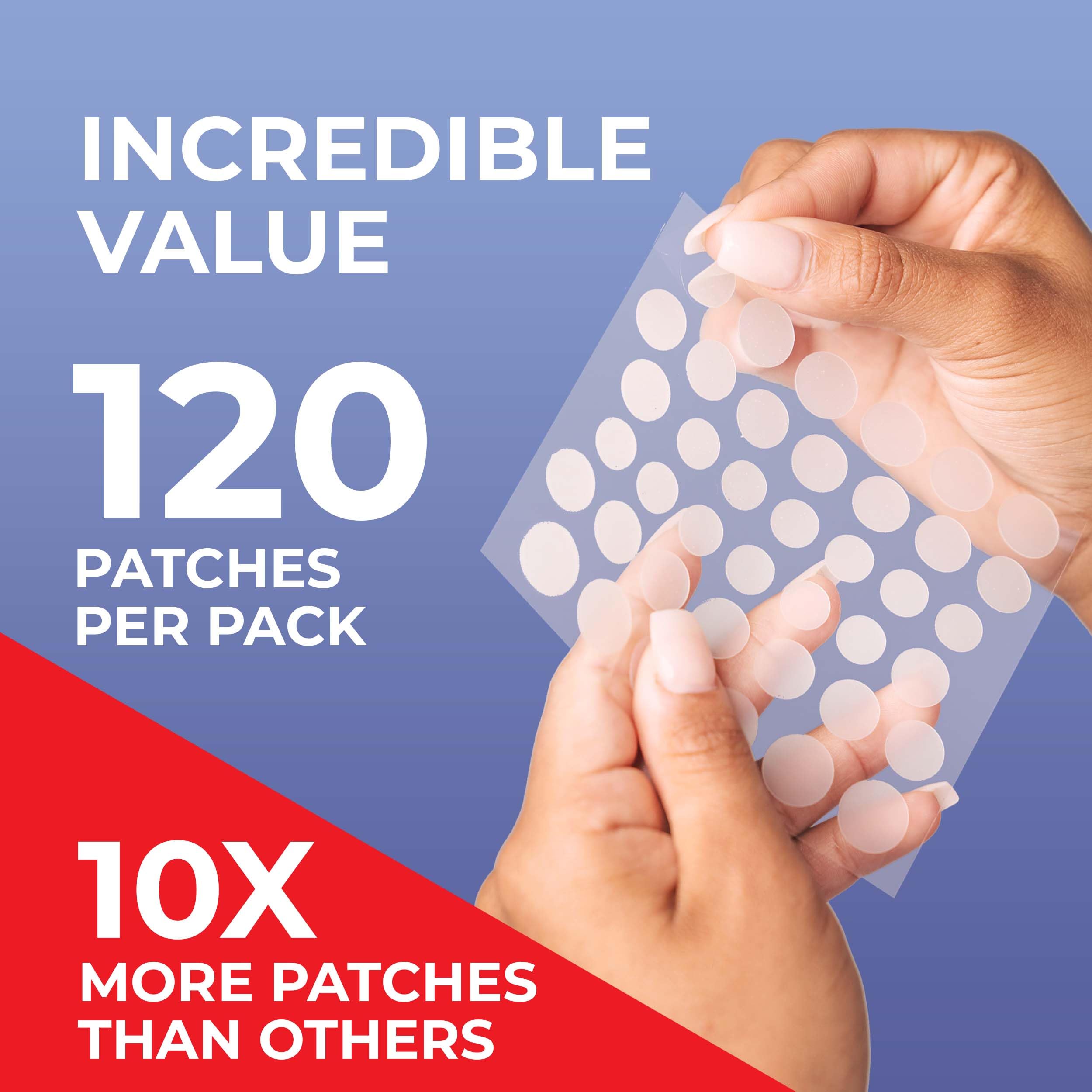 PatchRx Salicylic Pimple Patches (120 Pack), Salicylic Acid Acne Patches with Tea Tree Oil - Zit Patch and Pimple Stickers for Face for Skin Care - Salicylic Acid Acne Dots (Packaging May Vary)