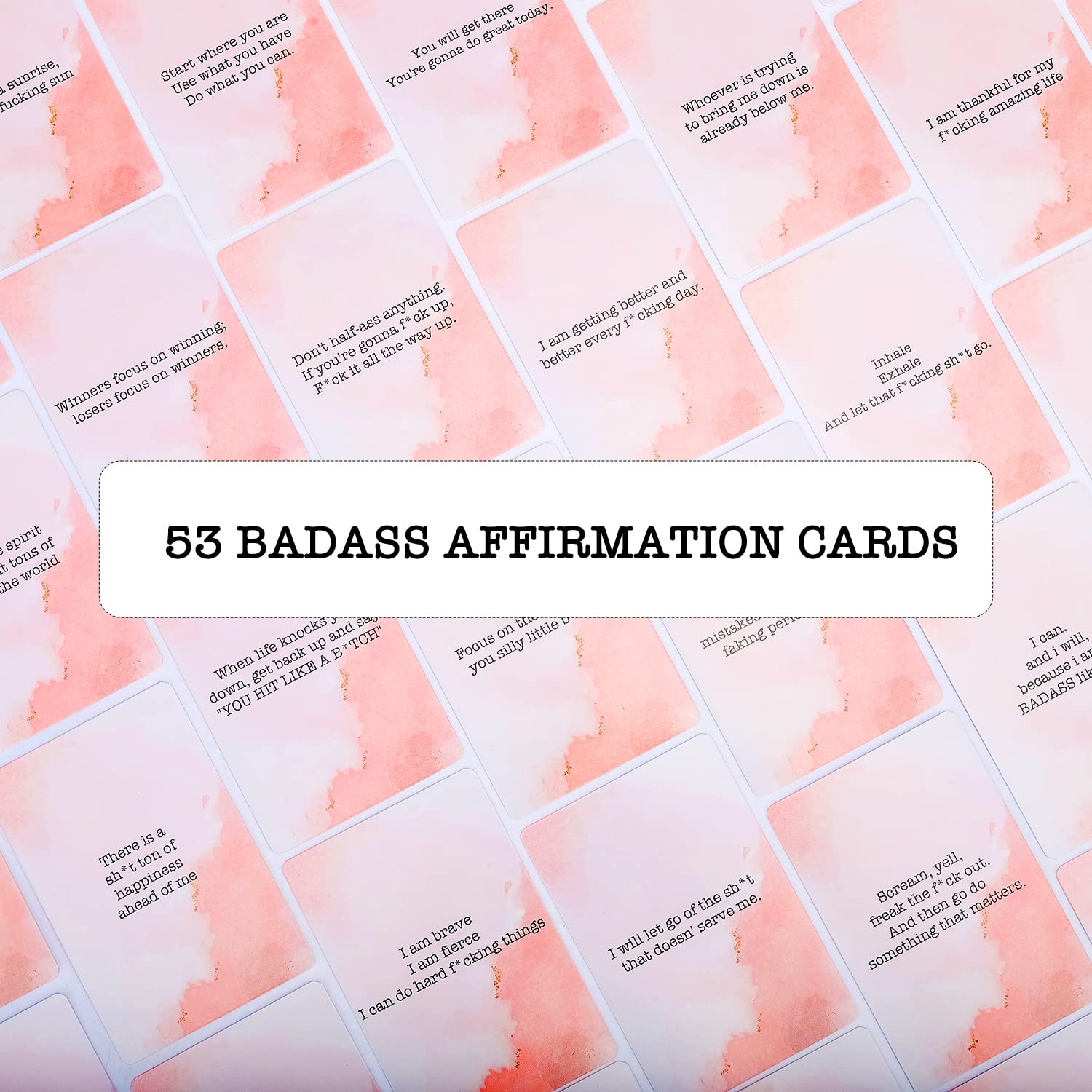 shoprotik Badass Affirmation Cards - Daily Motivational and Inspirational Cards for Women