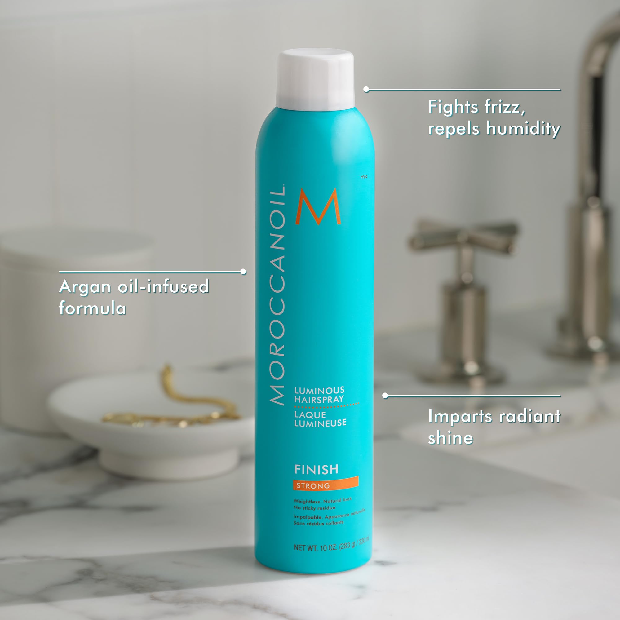 Moroccanoil Luminous Hairspray Strong, Travel Size, 2.3 Fl Oz