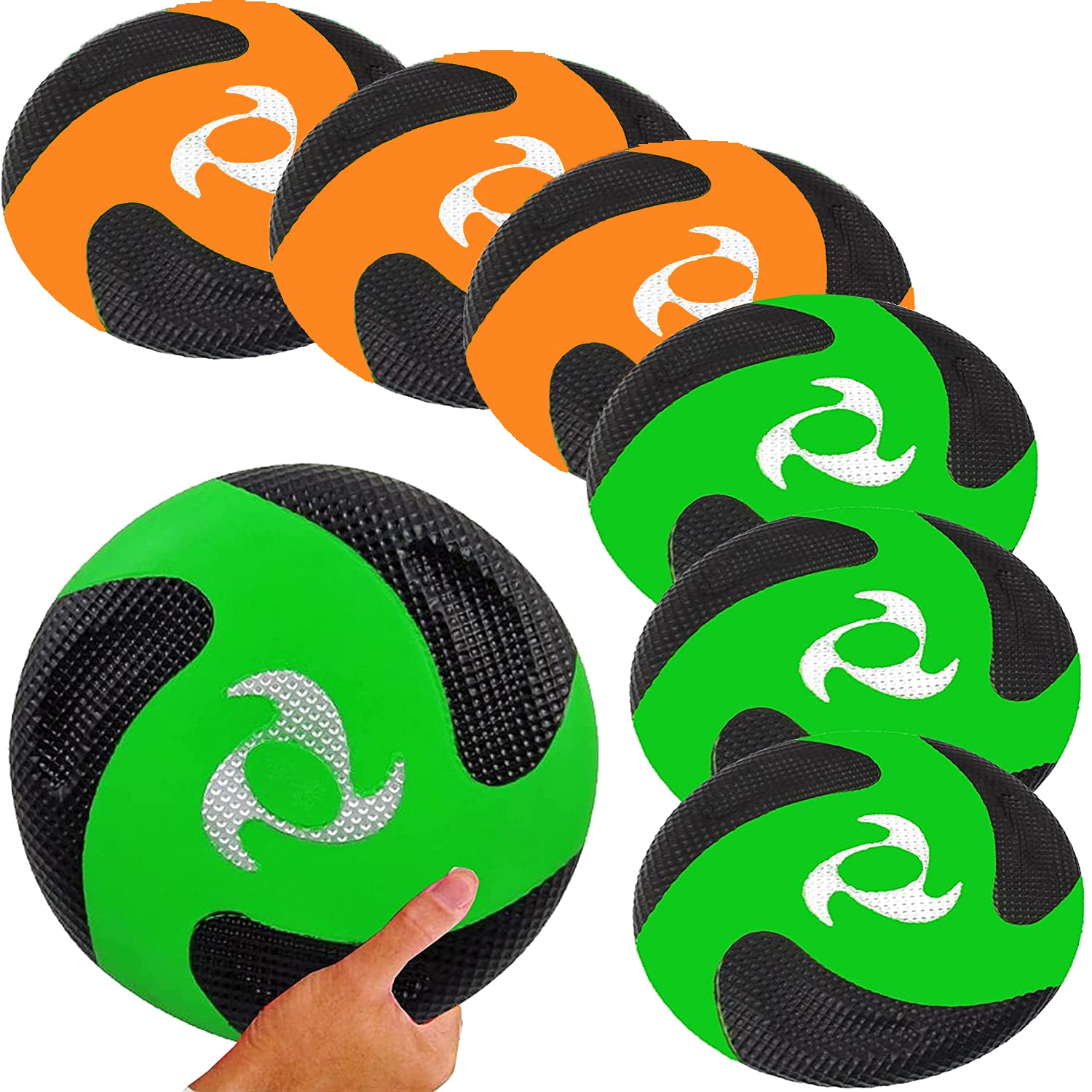 Liberty Imports 6 PCS Kids Soft Flying Foam Discs, 10" Sport Toy Throwing Flying Disks for Safe Play, Indoor Outdoor Family Party Game Bulk Activities