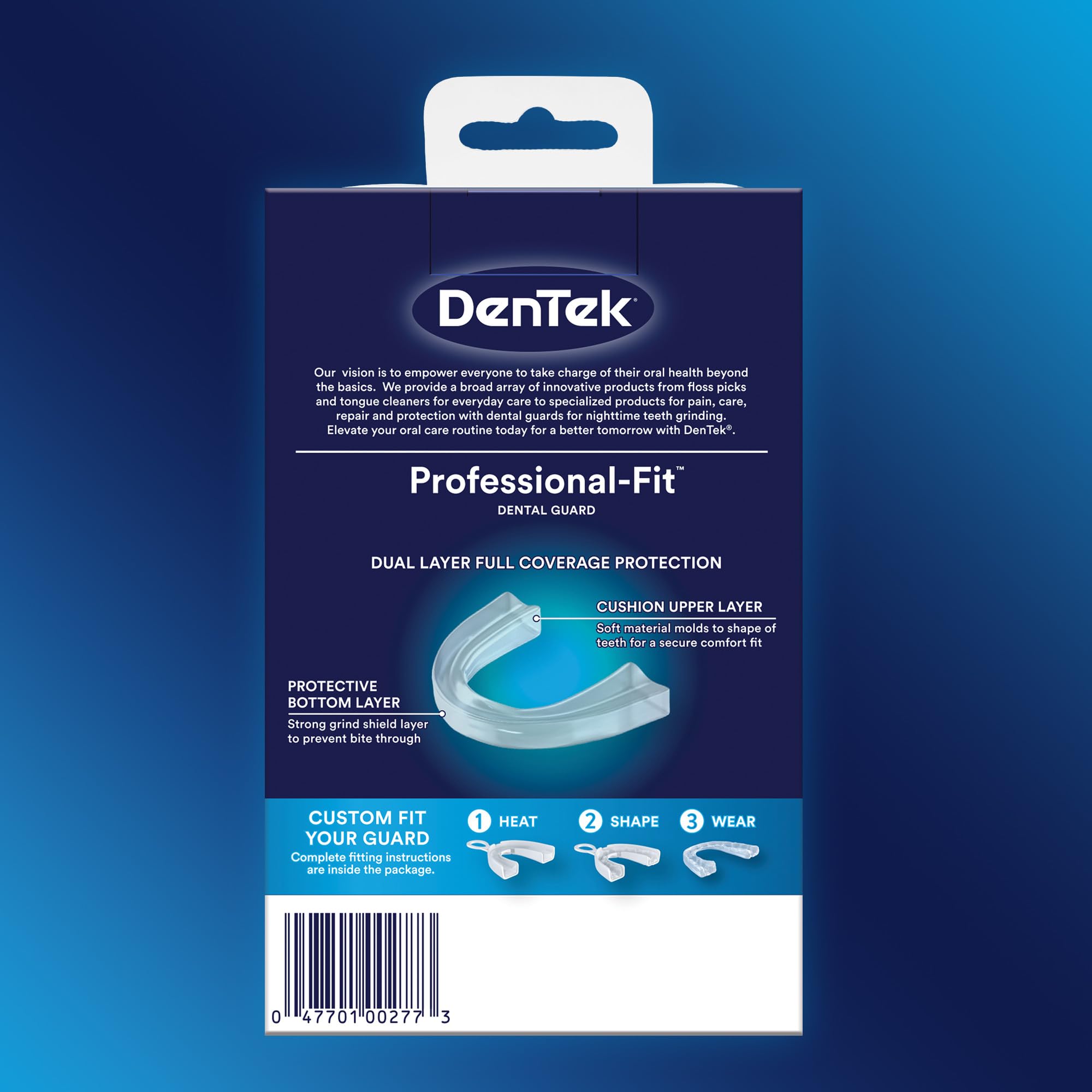 DenTek Mouth Guard for Nighttime Teeth Grinding, Professional-Fit Dental Guard, 1 Count