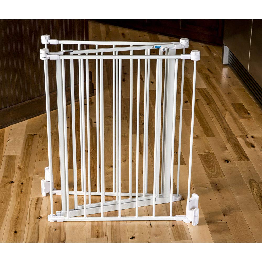 Regalo 76 Inch Super Wide Configurable Baby Gate, 3-Panel, Includes Wall Mounts and Hardware