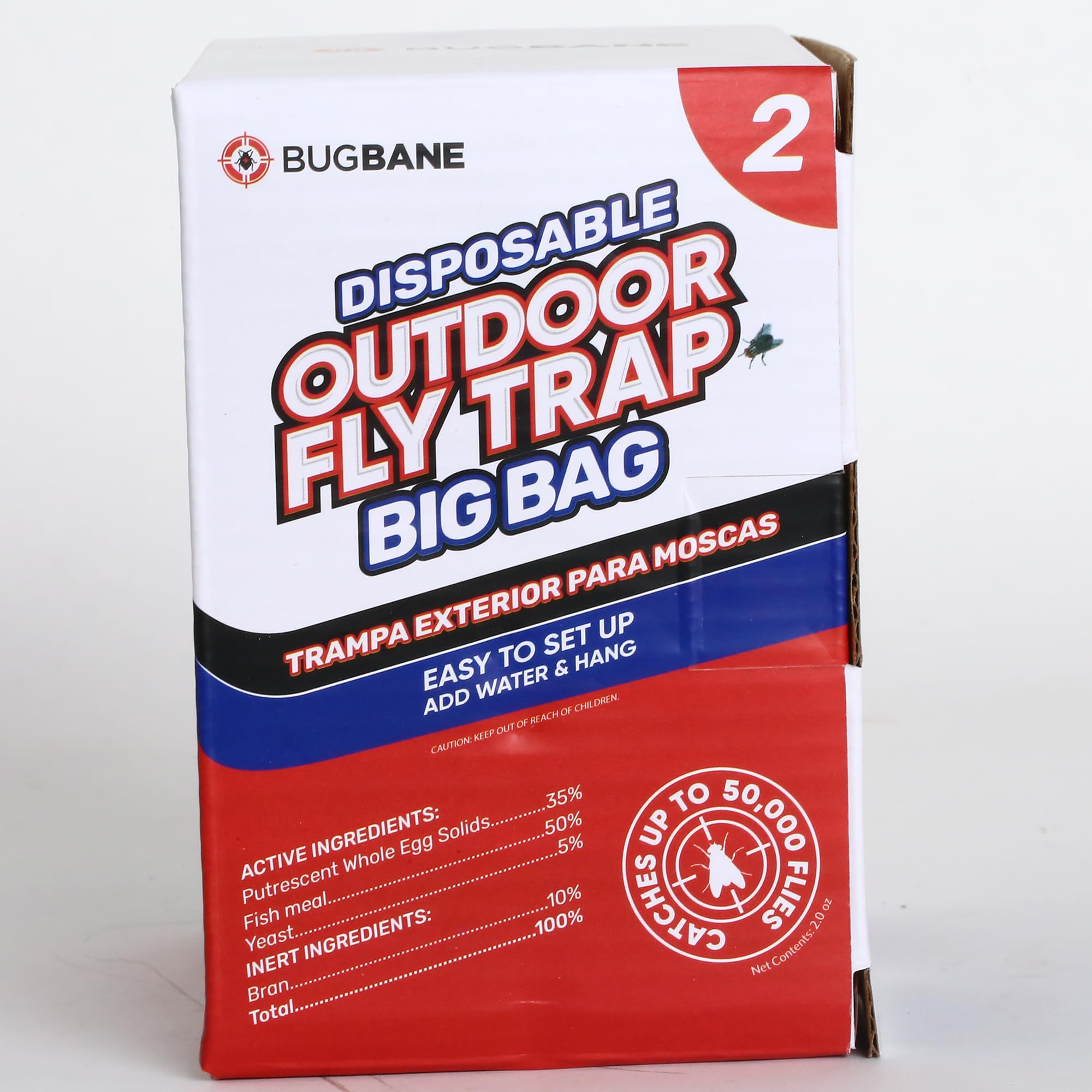 Big Bag Fly Traps Outdoor Fly Traps. 2 Natural Pre-Baited Fly Bags Outdoor Disposable. Fly Trap Bag Fly Catchers Outdoors. Stable Horse Ranch Fly Trap. Disposable Fly Traps Outdoor Hanging Fly Killer