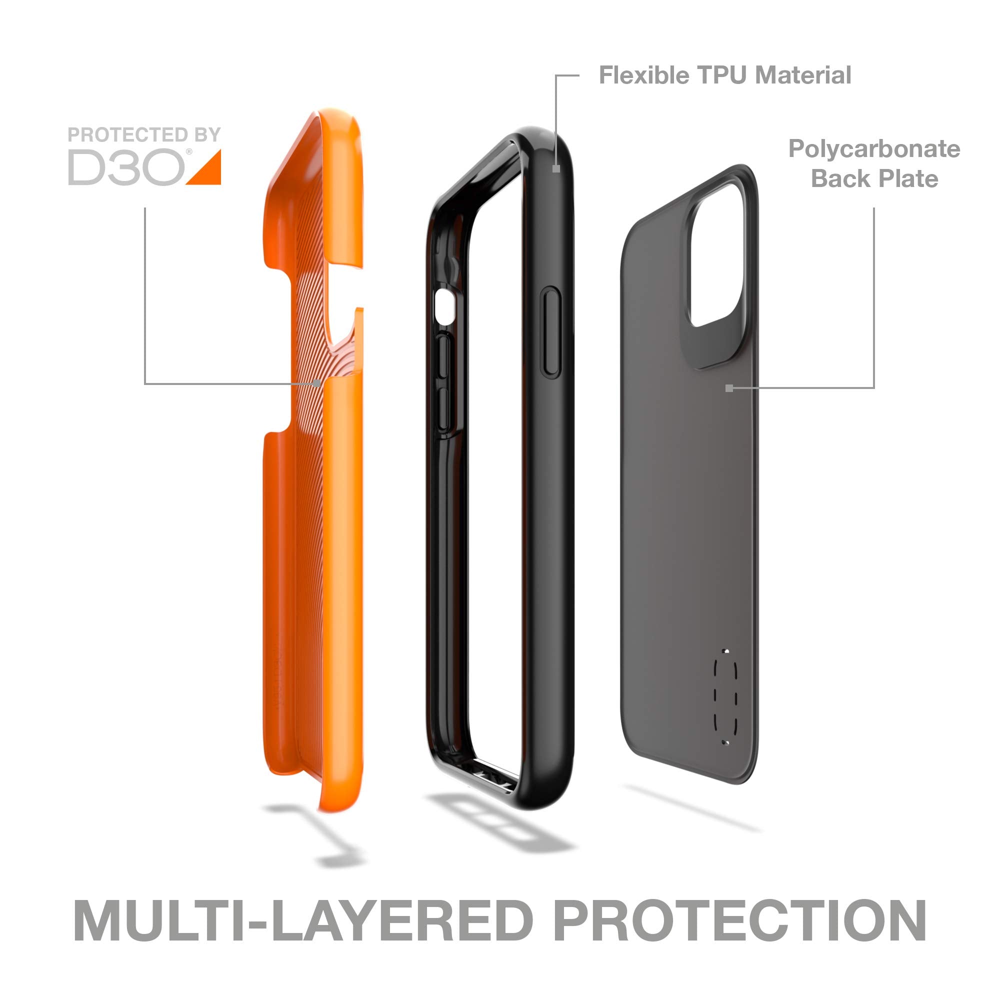gear4 ZAGG Battersea Hardback Case with Advanced Impact Protection [ Protected by D3O ] with Reinforced Back Protection, Slim Design - Made for Samsung Note 20 Ultra - Black