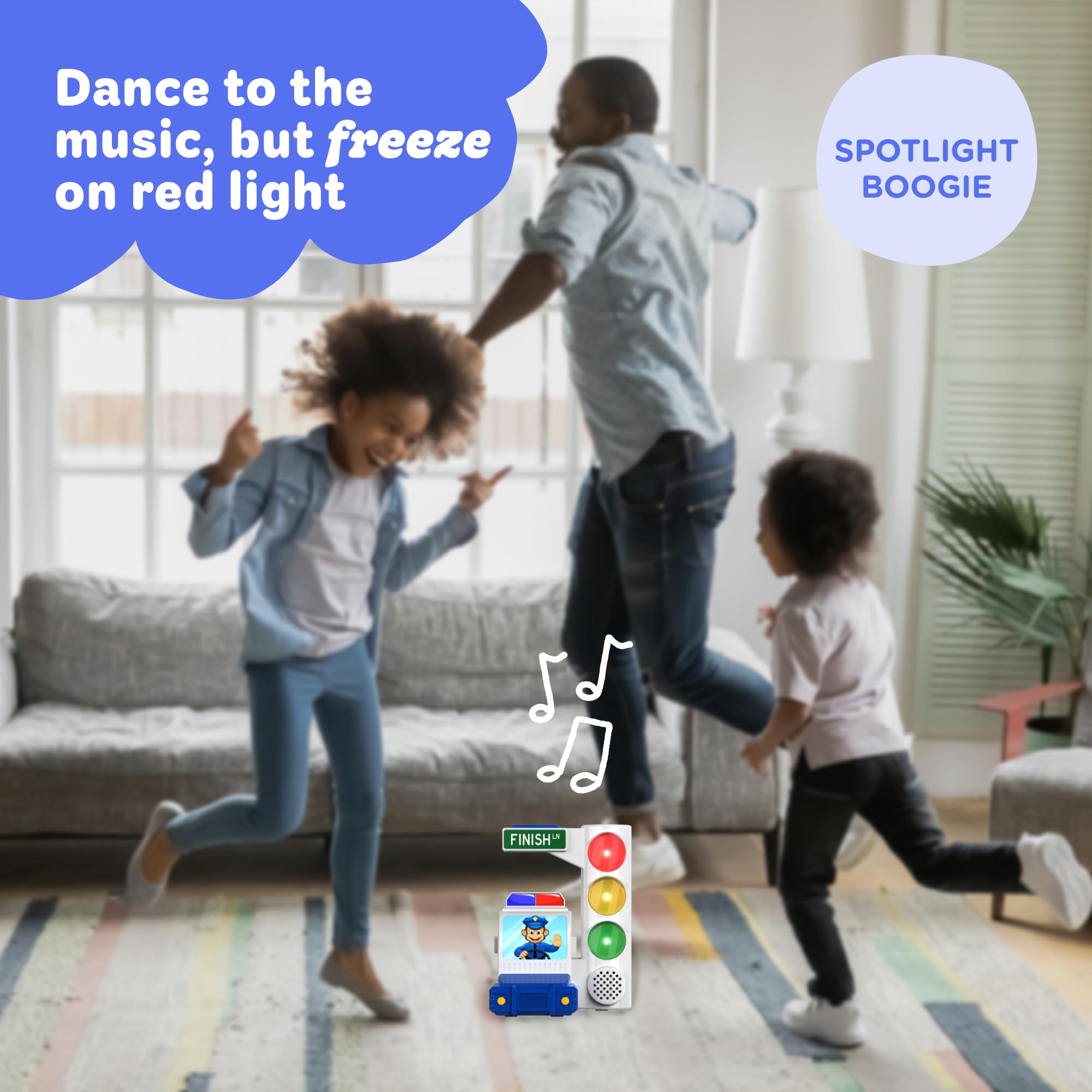 Move2Play, Red Light Green Light Game with Motion Sensing | Family & Birthday Party Game | Christmas Gift for Kids, Preschool, & Toddlers Ages 2, 3, 4, 5, 6, 7+ Year Olds | Travel, Indoor, Outdoor