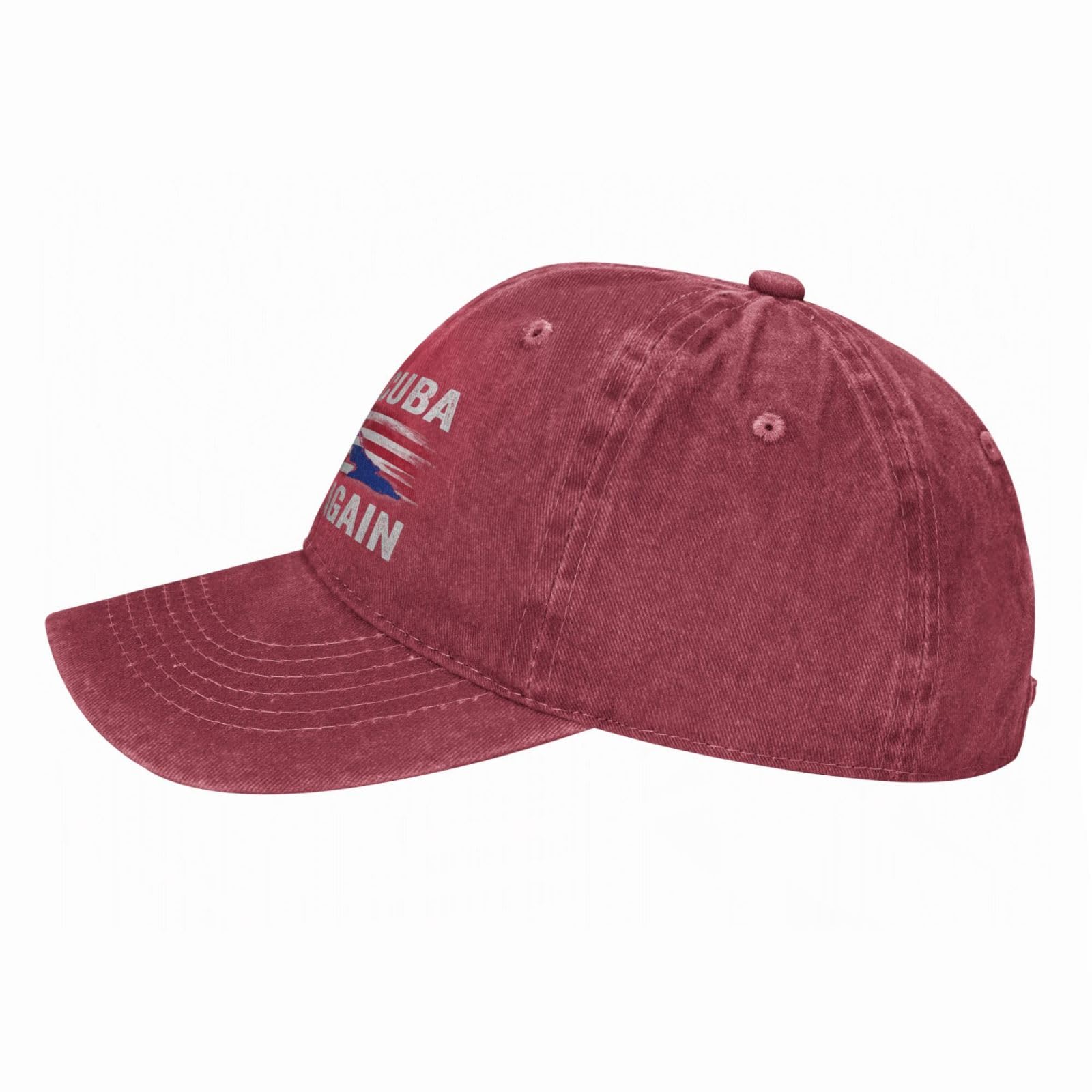 Make Cuba Great Again hat Cuban Flag Retro Cotton Cap Red