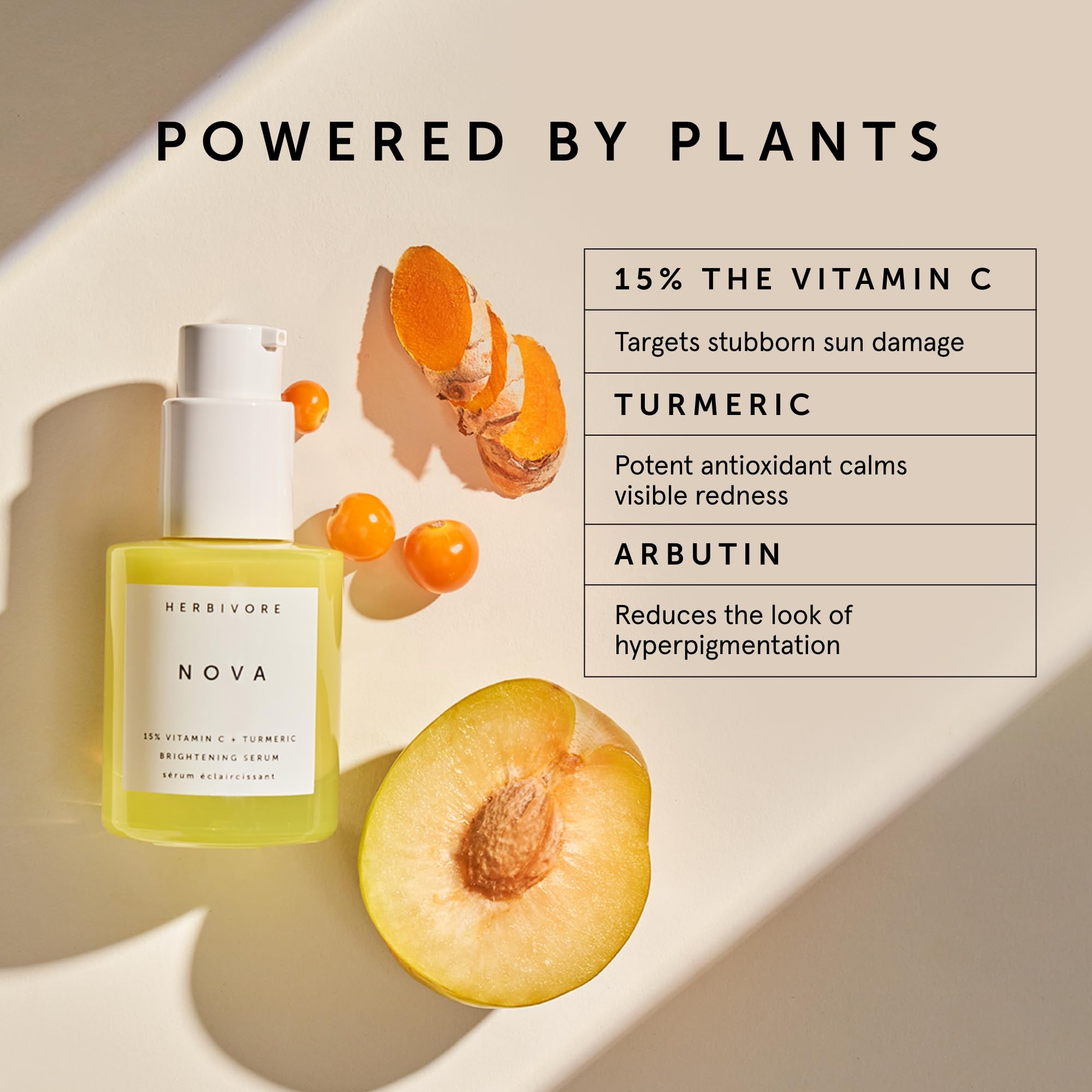 HERBIVORE Brightening + Smoothing Duo | Nova Serum + Moon Fruit Serum