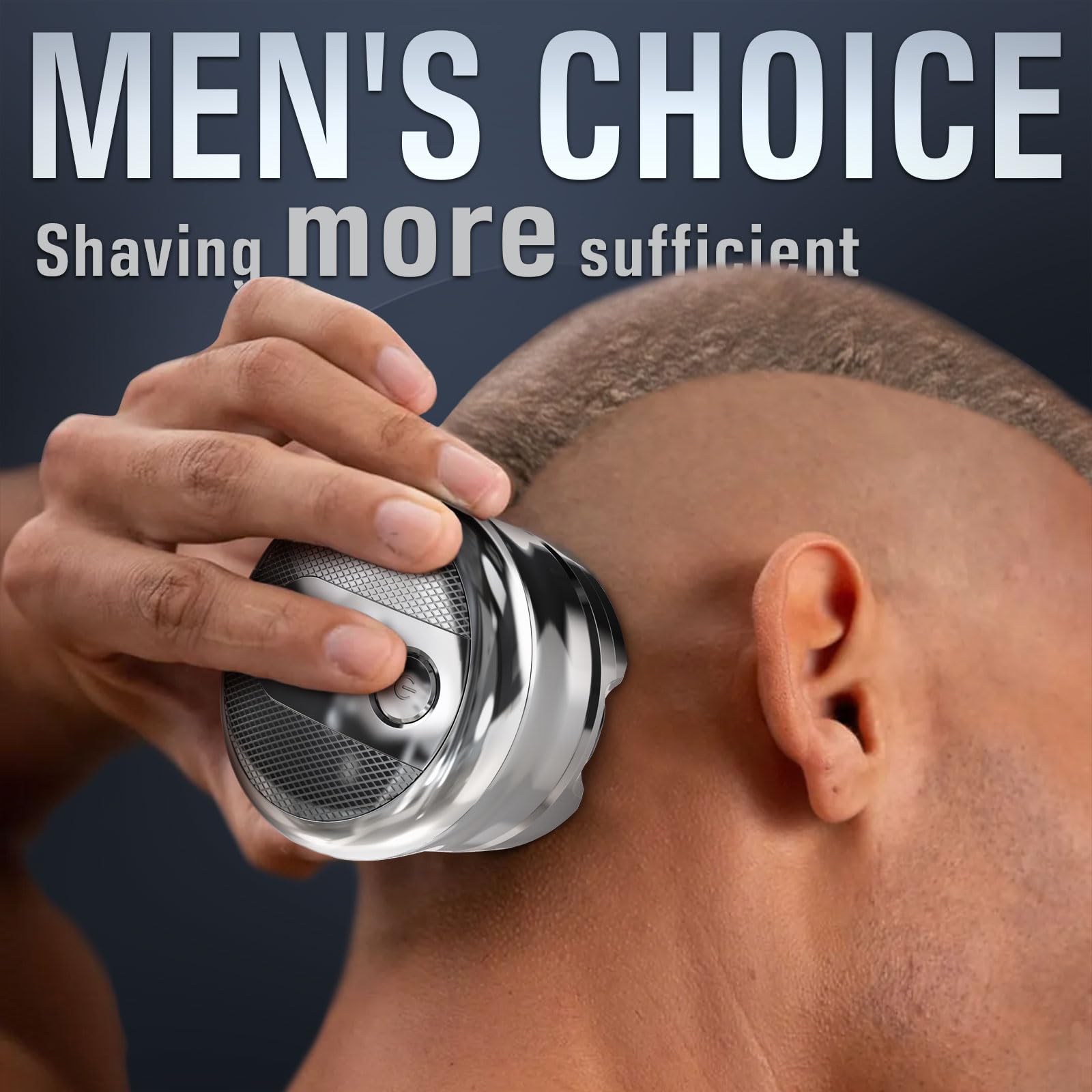 Electric Head Shavers for Bald Men: LED Display Razor Deep Cleaning Rechargeable Heads Shaver Waterproof Wet & Dry Shaving Device Powerful Scalp Hair Trimmer for Home & Daily Shower