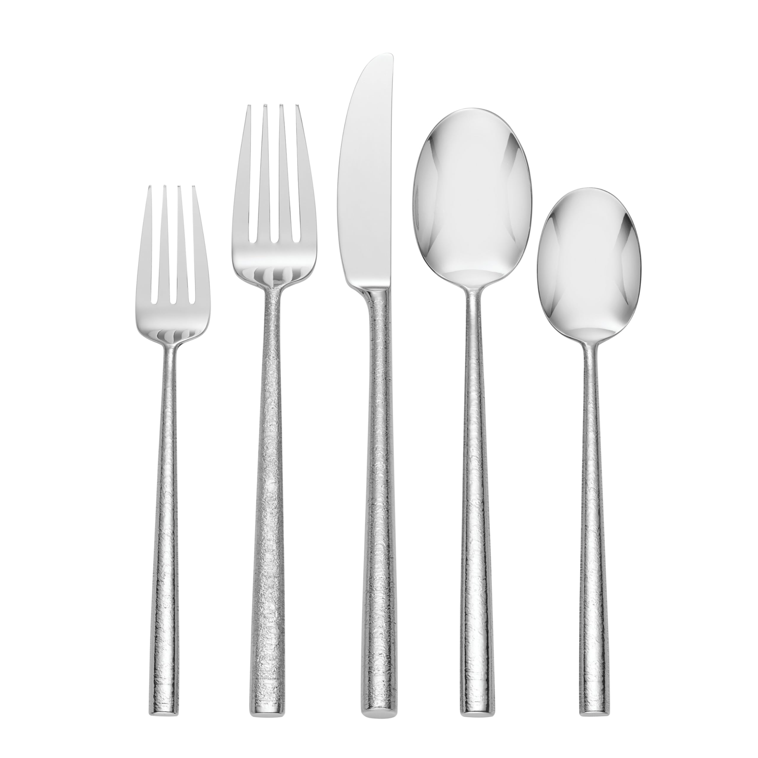 Oneida Summit Piece Everyday Flatware Set, 20 Count, Metallic