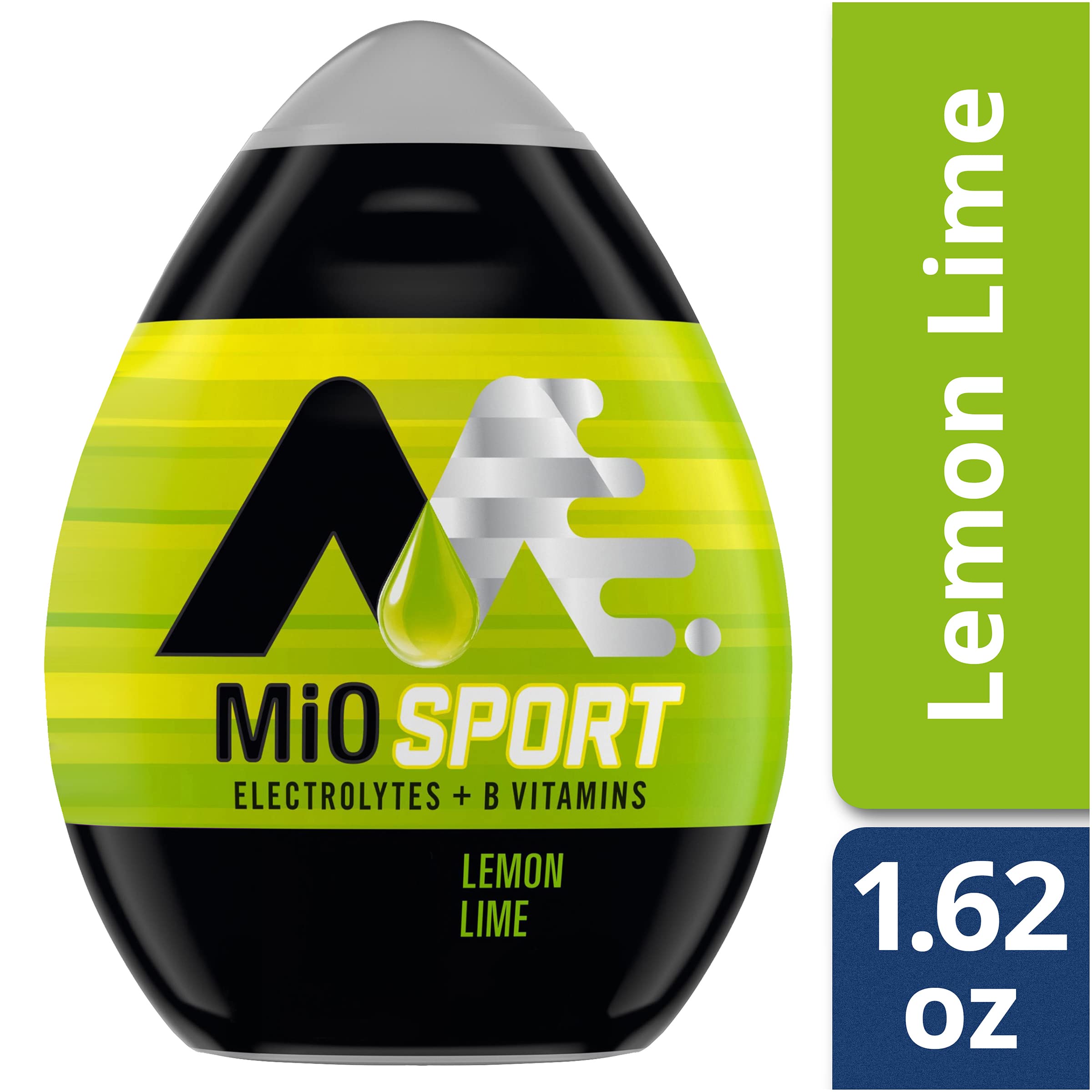 Mio Sport Liquid Water Enhancer, Lemon Lime, 1.62 Ounce, (Pack of 6)