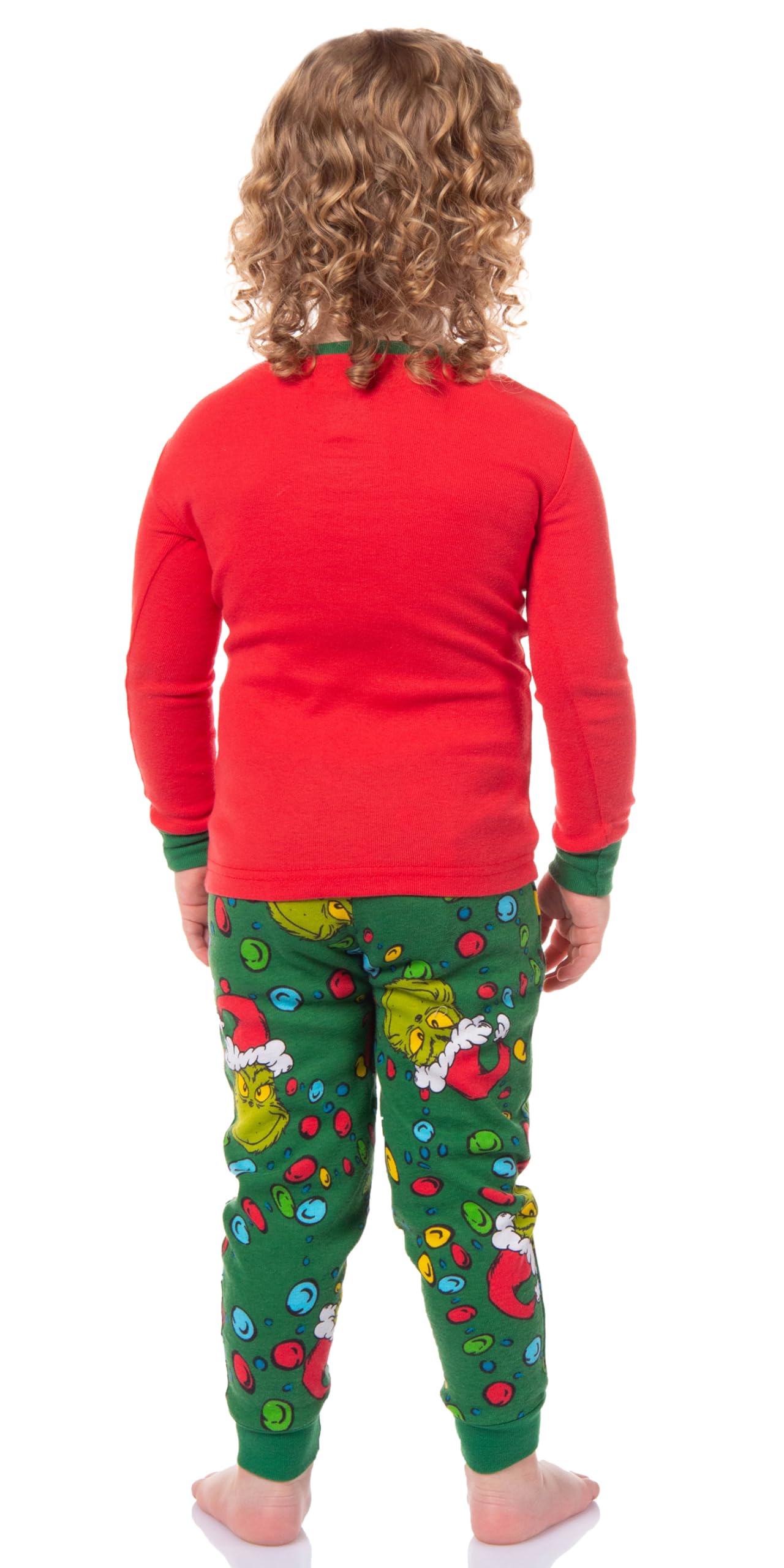 Dr. Seuss How GRINCH Stole Christmas Lights Sleep Pajama Set (Toddler, 4T)