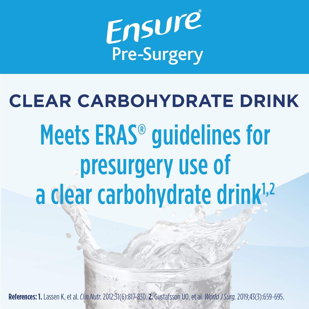 Ensure Surgery Perioperative 5-Day Bundle with 3 Ensure Pre-Surgery Clear Carbohydrate Drinks & 20 Ensure Surgery Immunonutrition Shakes