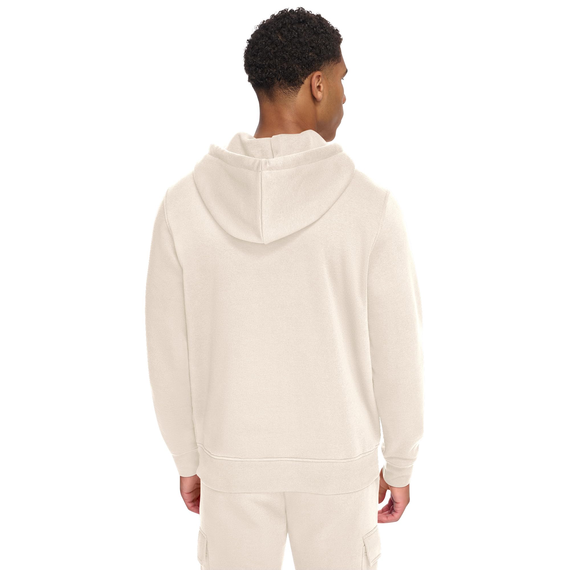 Starter Men's Classic Fit Fleece Embroidered Hoodie, White