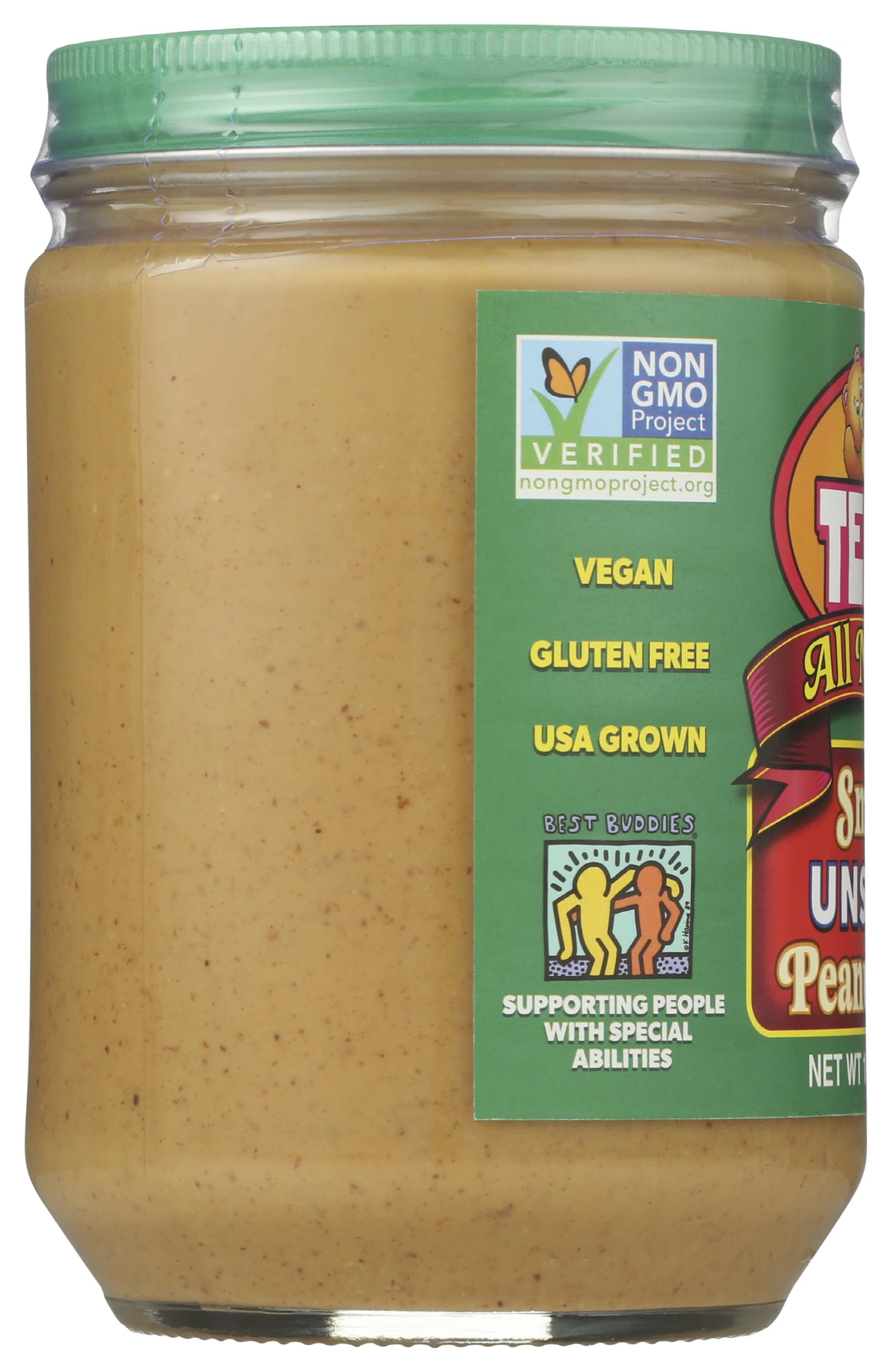 TEDDIE PEANUT BUTTER Unsalted Peanut Butter, 16 OZ