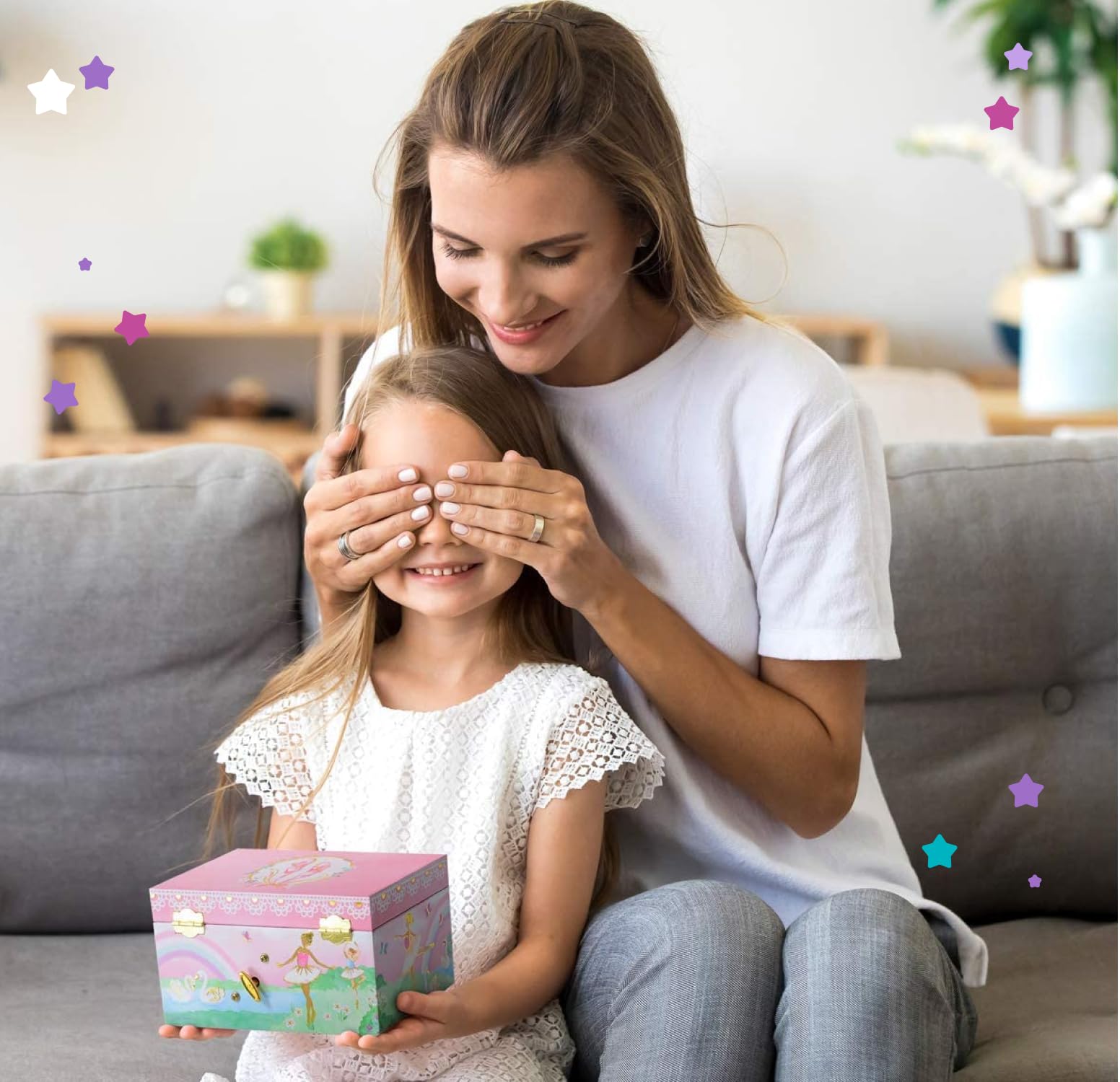 Jewelkeeper Ballerina Jewelry Box for Girls - Rainbow Ballerina Jewelry Box - Swan Lake Tune - 4-Year-Old Girl Gifts - Small Ballerina Jewelry Box with Doll and Storage - Engineered Wood - Pink