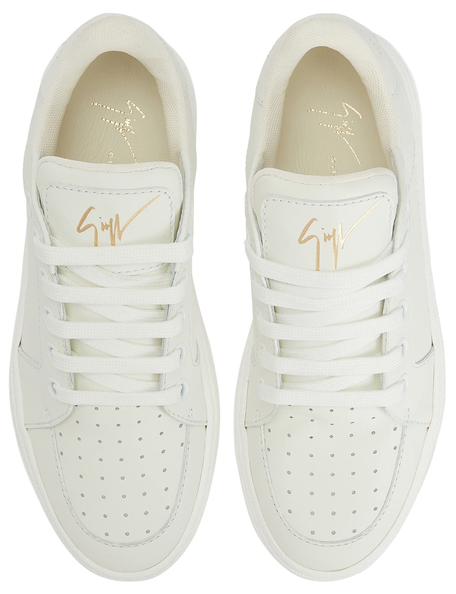 Giuseppe Zanotti, Gz94 Low-Top Sneakers Leather, 9, White