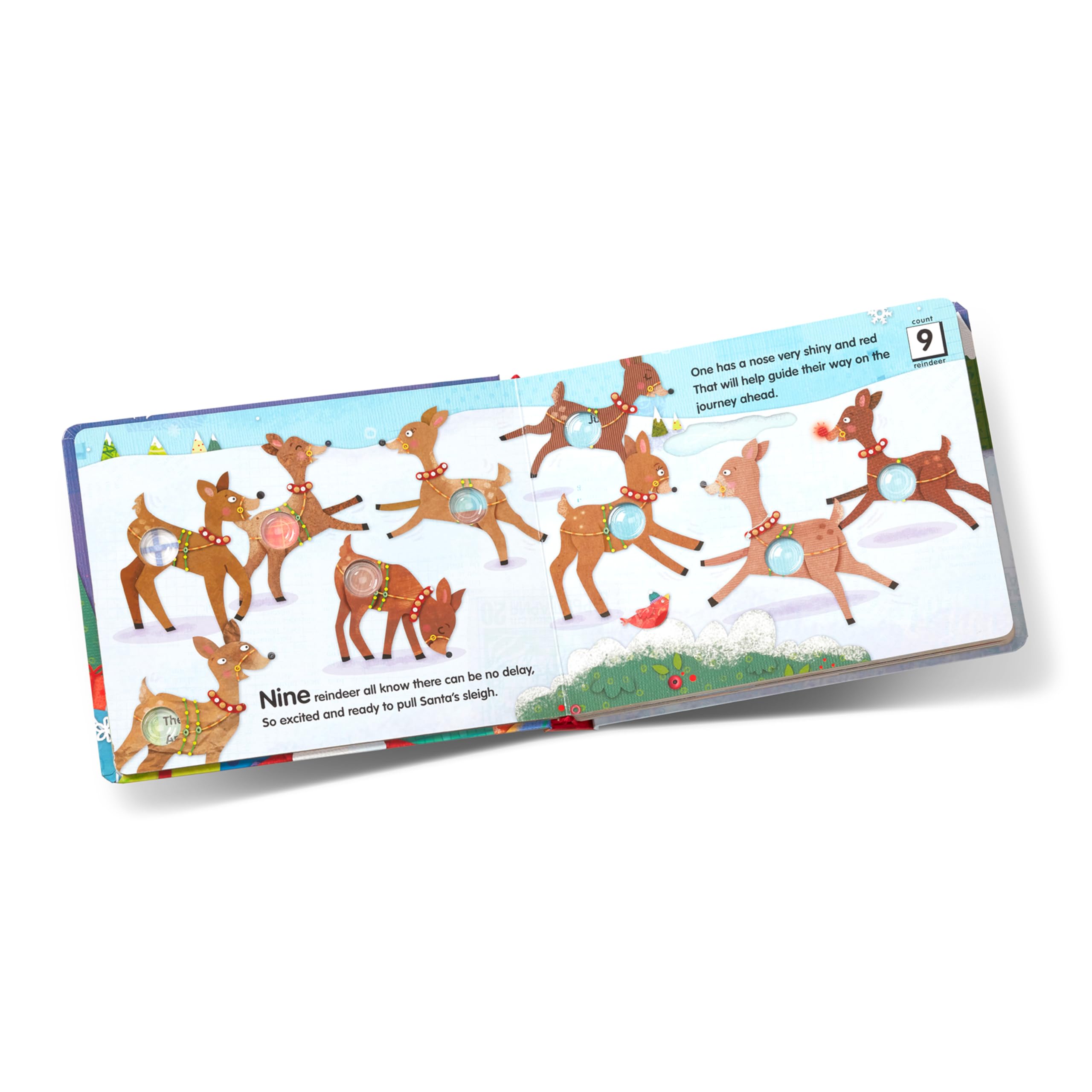 Melissa & Doug Children's Book - Poke-a-Dot:The Night Before Christmas (Board Book with Buttons to Pop) Pop It Fun for Ages 3+