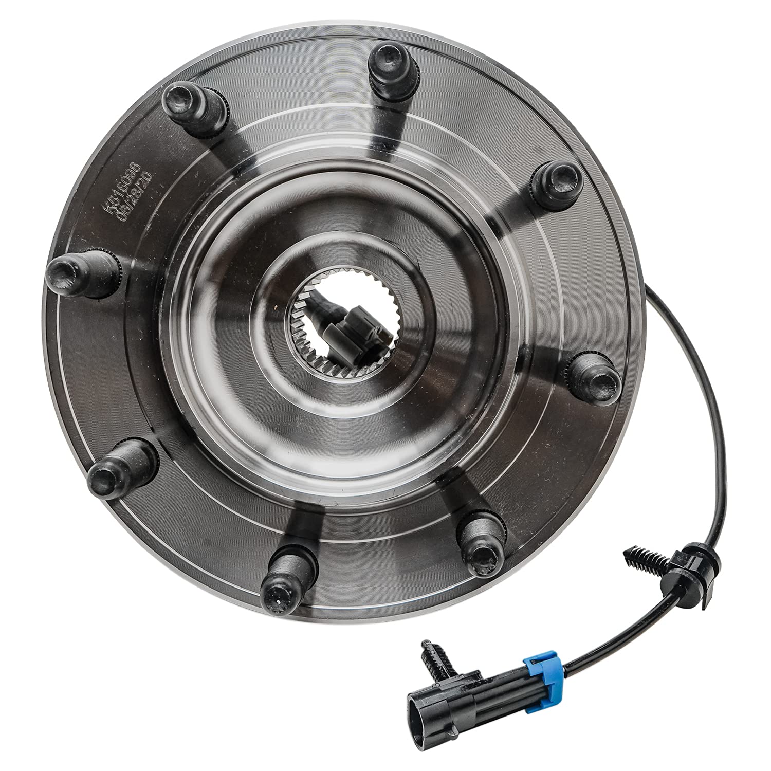 Detroit Axle - Front Wheel Bearing Hubs for Silverado Sierra 2500 3500 HD, Chevy GMC Suburban Yukon XL 2500 Hummer H2, Wheel Bearing and Hubs Assembly Set, Pair Hubs Replacement