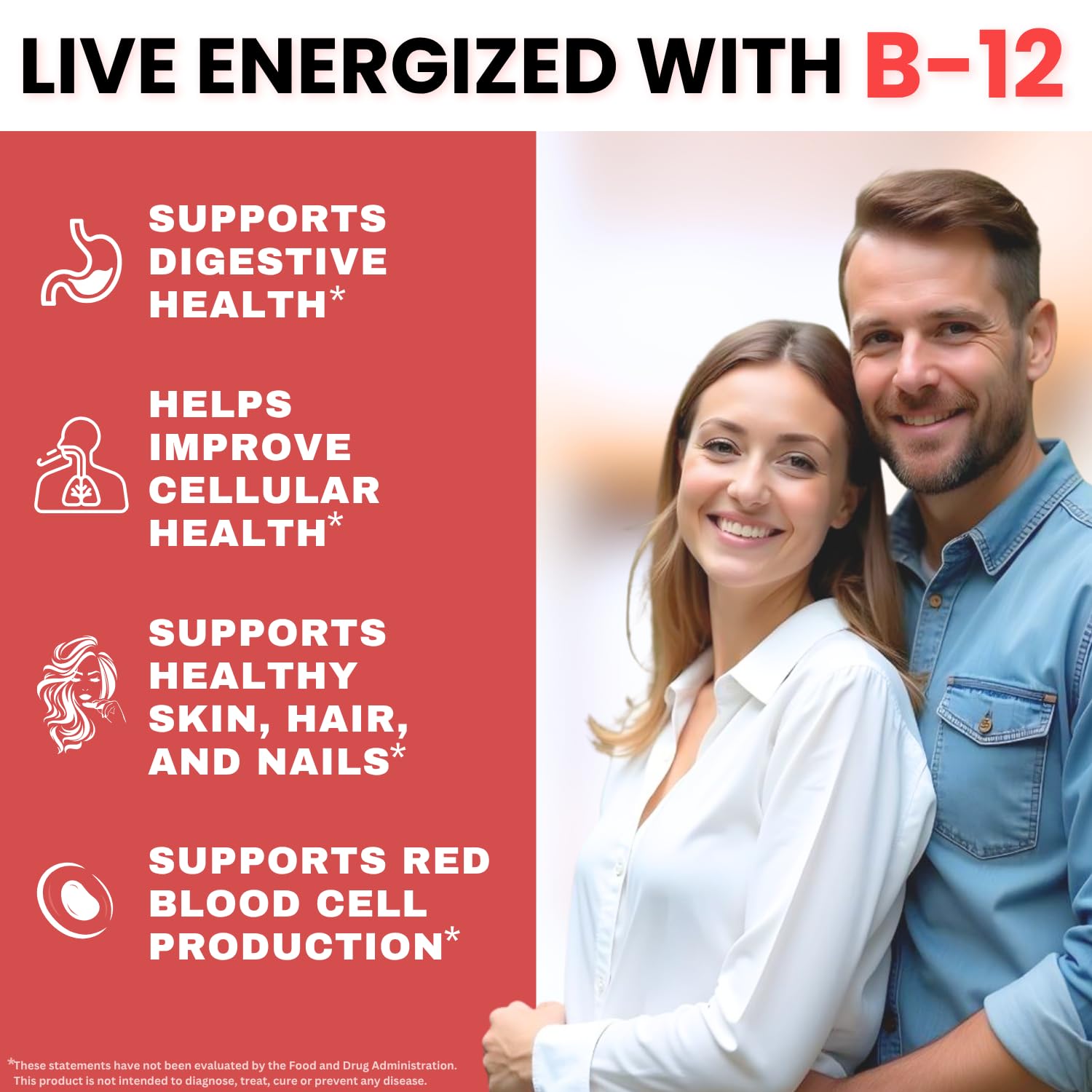 Vegan Vitamin B12 with B Complex 20000 mcg- Extra Strength for Men and Women- Raspberry Liquid Drops| USA Made, B1, B2, B3, B5,B6, Biotin, Folic Acid & B12 Sublingual Methylcobalamin | 4 Months Supply