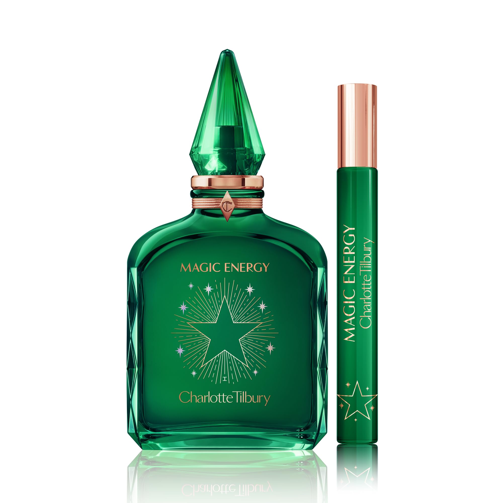 Charlotte Tilbury Magic Energy Eau De Parfum - Emotion-Boosting Citrus Woody Perfume Enriched with Naturally-Derived Oils - Long-Lasting Scent with Notes of Bergamot, Cashmere Wood & Palo Santo (10ml)