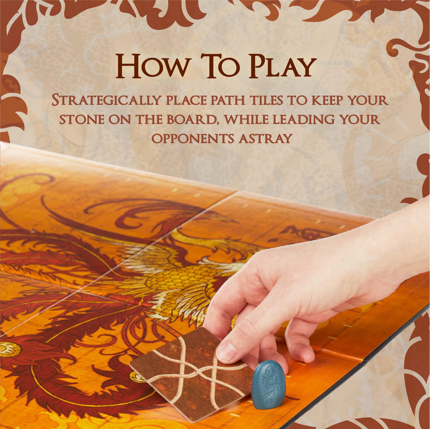 Calliope Tsuro - The Game of The Path - A Family Strategy Board Game For Adults and Kids 2-8 Players Ages 8 & Up