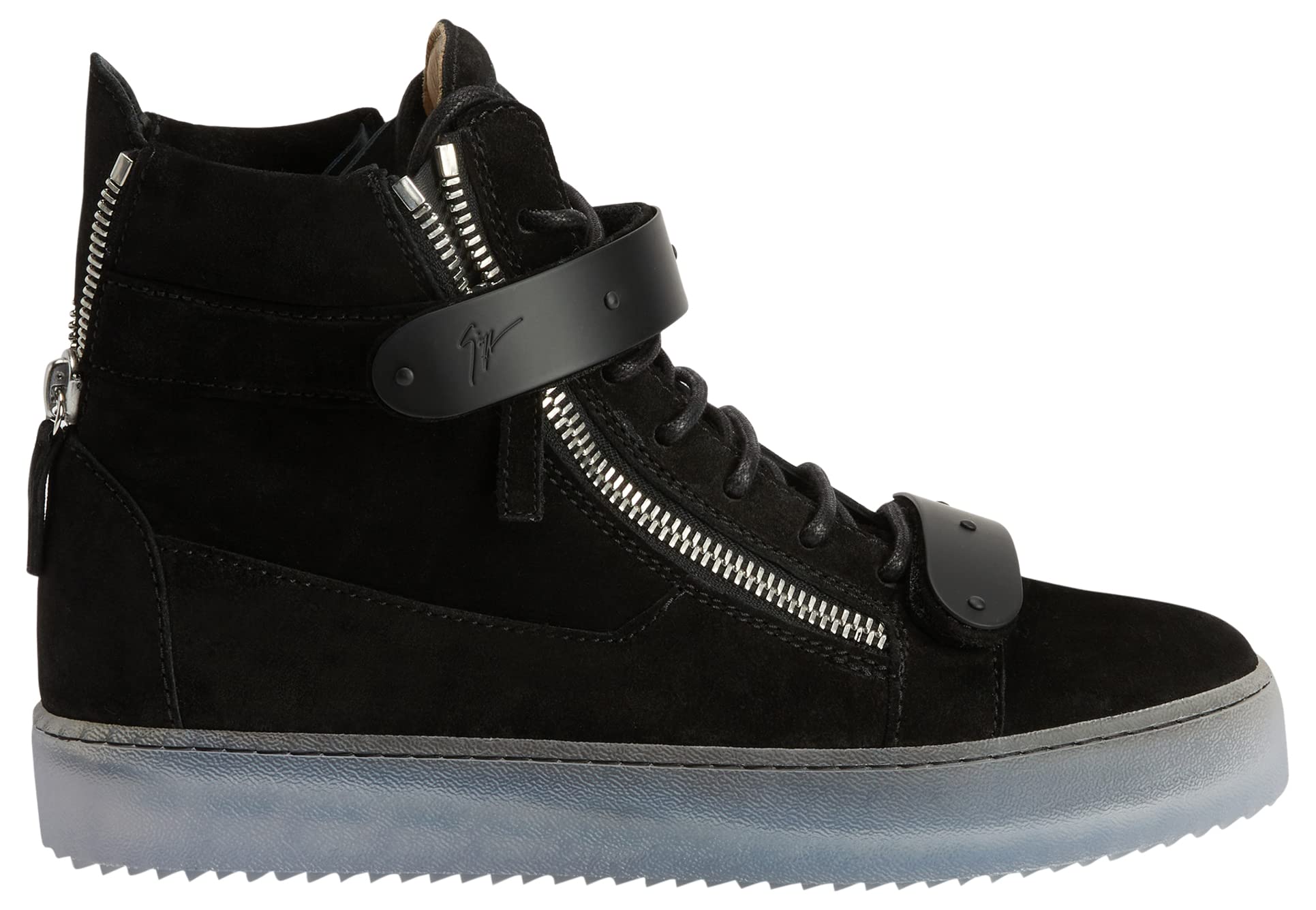 Giuseppe Zanotti, Coby Mid Top Sneakers, 10.5, Black