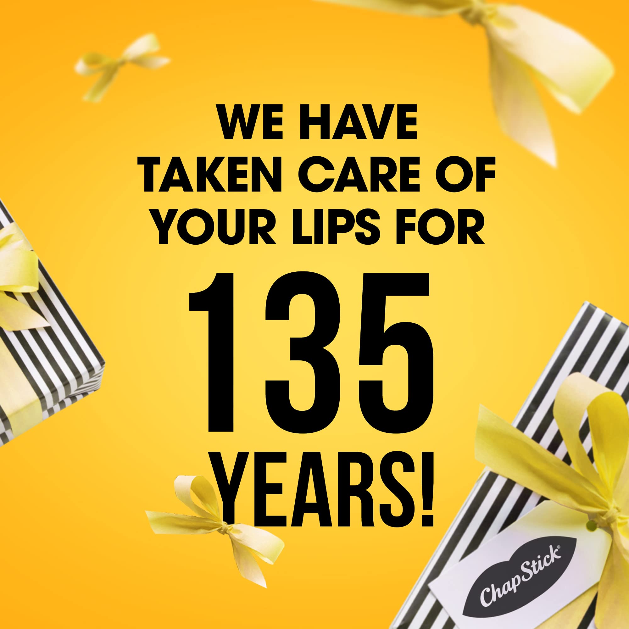 ChapStick Classic Original Lip Balm – Moisturizing Lip Care for Dry, Cracked Lips, 0.15 Oz Ea