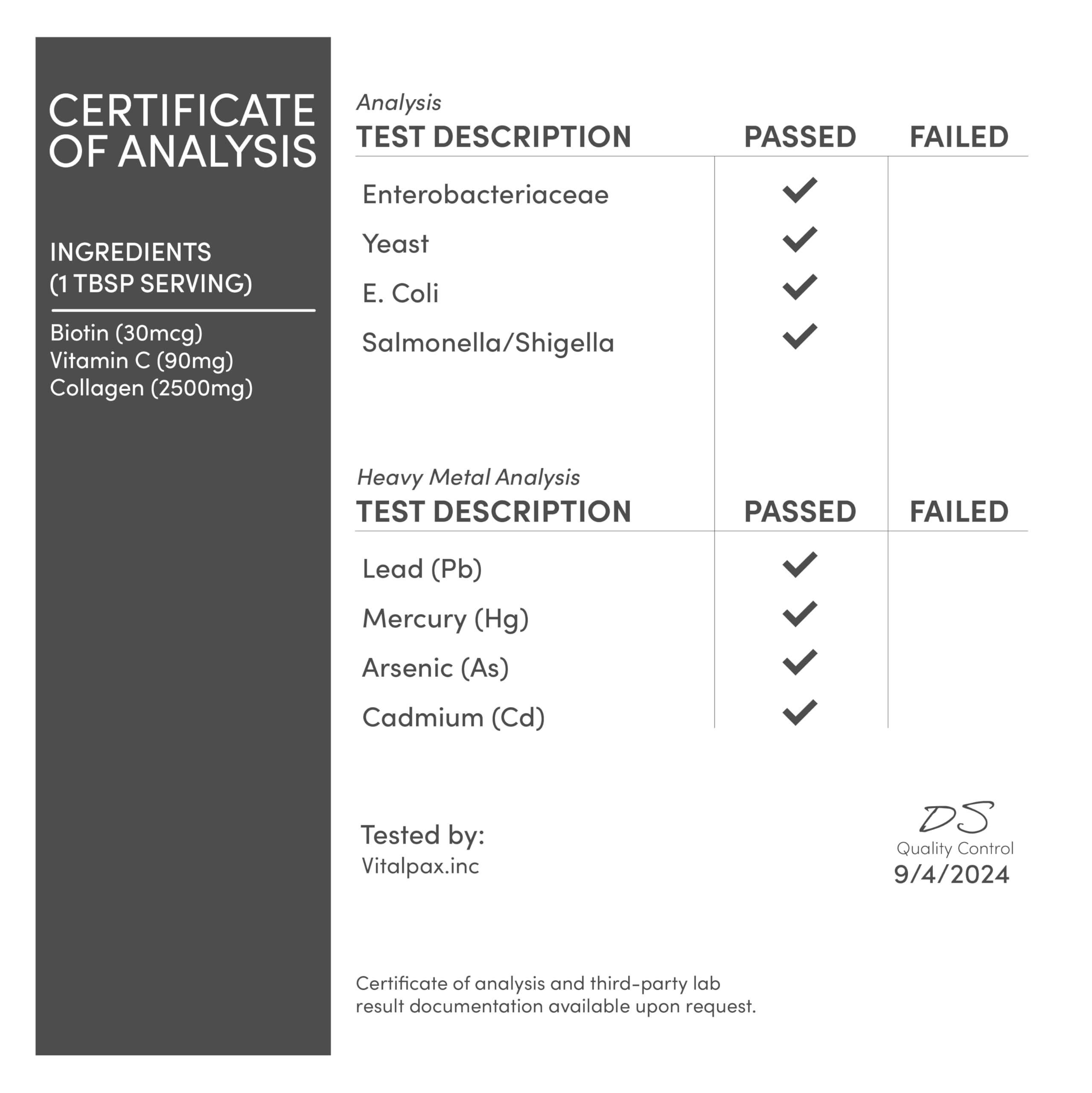 Double Wood Supplements Liquid Collagen - 2500mg of Hydrolyzed Bovine Collagen (Type 1, 3 and Grassfed) - 32 Servings - for Women and Men - 30 mcg of Biotin - Sugar Free Pear Flavor