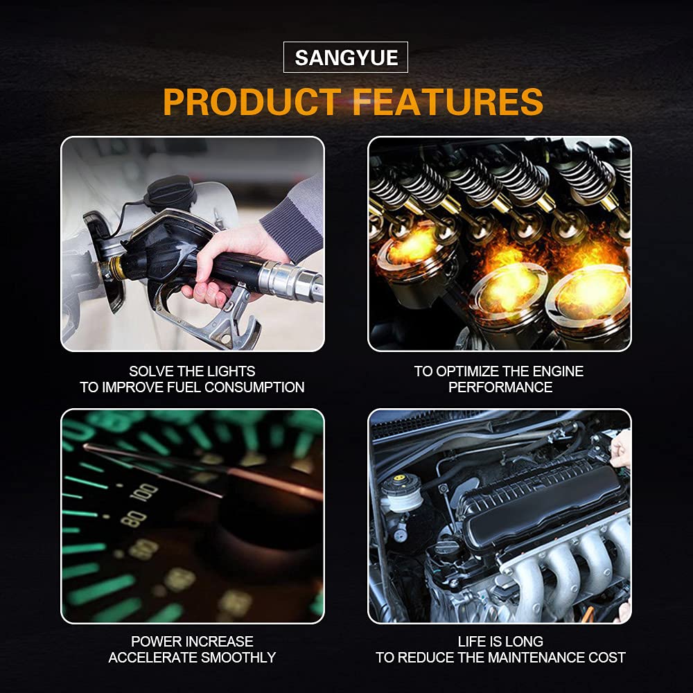 Sangyue Oxygen O2 02 Sensor 1 & 2 for 2010 2011 2012 2013 2014 Chevrolet Chevy Equinox 2.4L GMC Terrain 2.4L Upstream + Downstream 2PCS