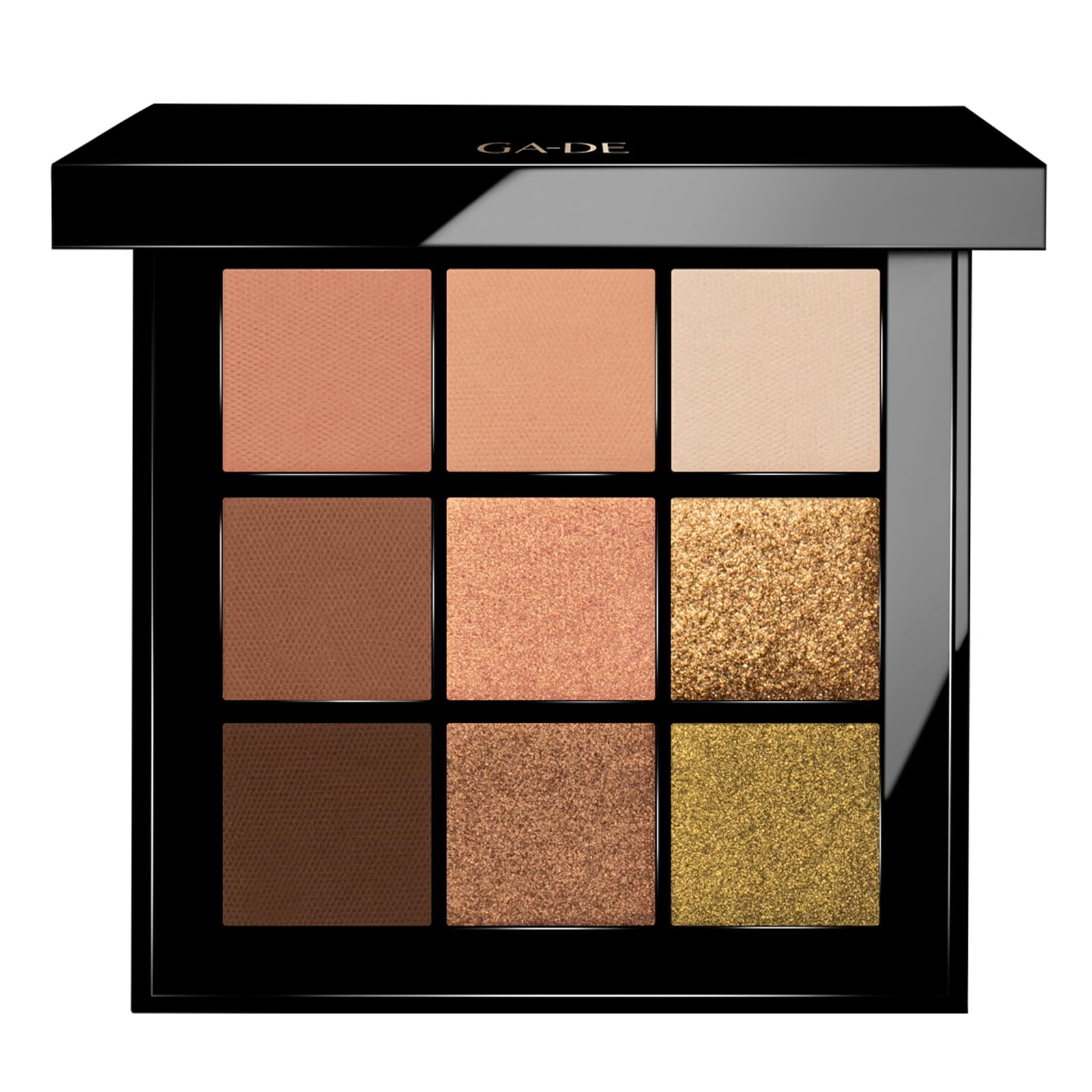 GA-DE Velveteen Eyeshadow Palette, 53 - Eyeshadow Collection with Light to Deep Shades - for Matte, Metallic, Silky and Shimmery Finishes - 0.286 oz