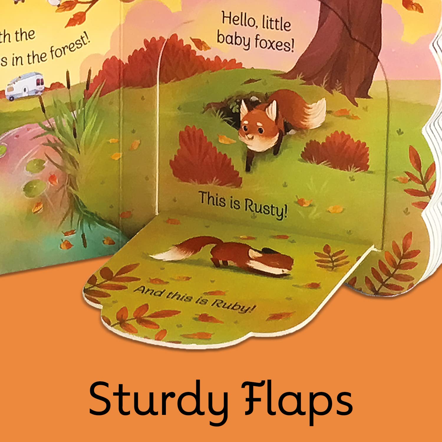 Babies in the Forest- A Lift-a-Flap Board Book for Babies and Toddlers, Ages 1-4 (Chunky Lift-A-Flap Board Book)