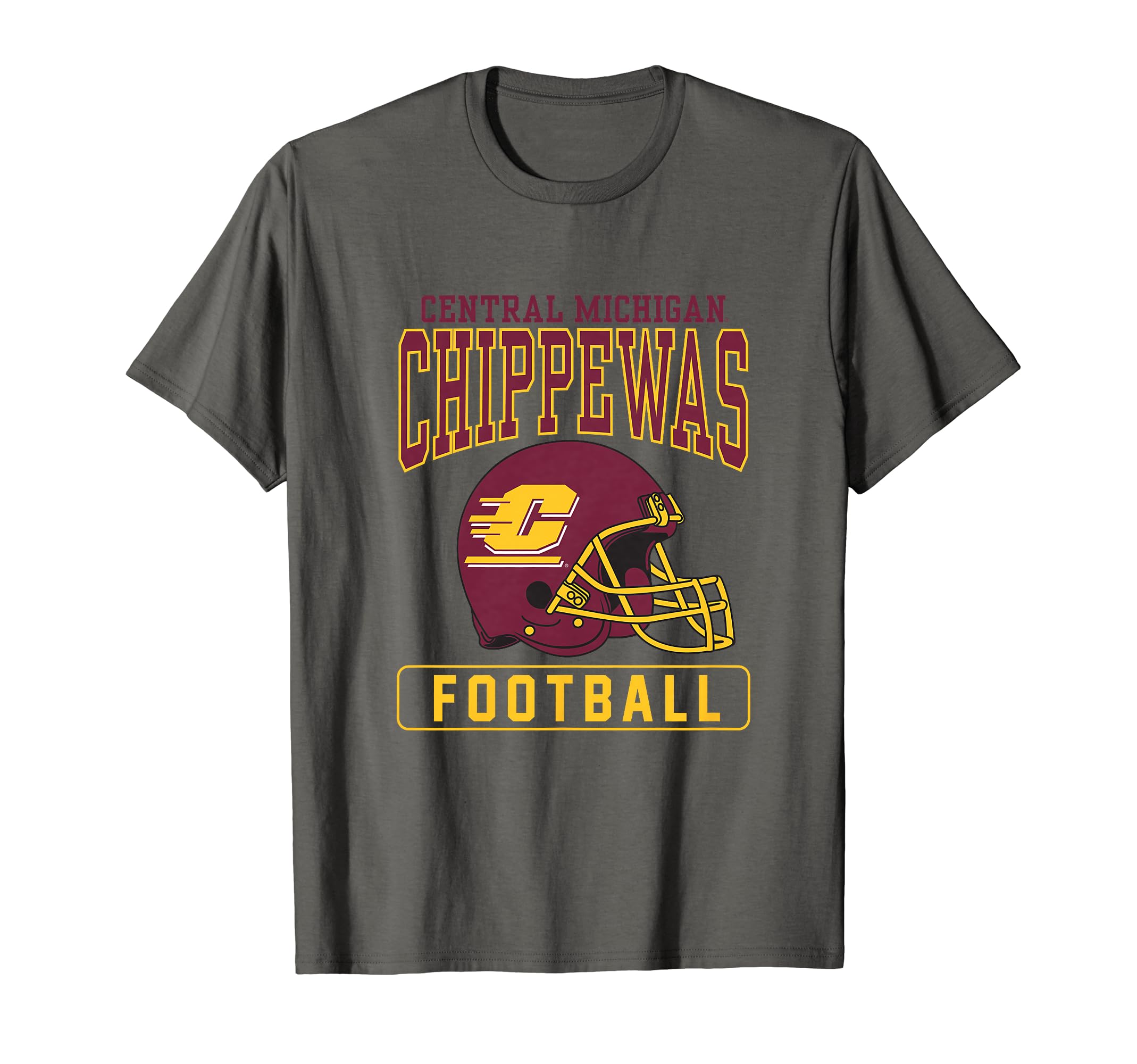 Central Michigan University CMU Chippewas Football Helmet T-Shirt