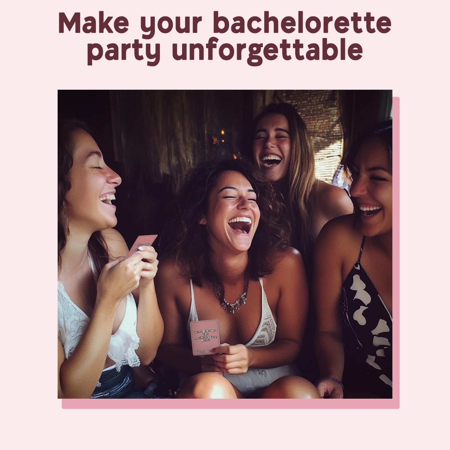 The Greatest Bachelorette Party Game Bundle - 4 Games in 1, Perfect for a Bachelorette Party, Girls Night or Bridal Shower