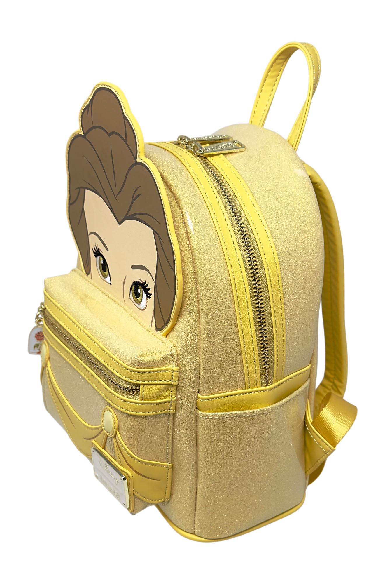 Loungefly Disney Beauty and the Beast Belle Cosplay Womens Double Strap Shoulder Bag Purse