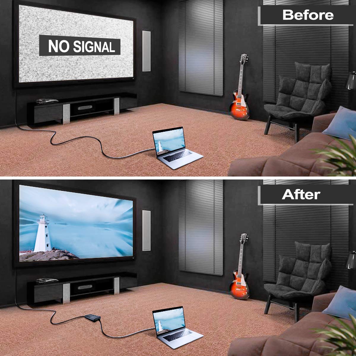4K2K 1080P 3D HDMI Booster, JerGO HDMI 2.0 Signal Amplifier Repeater Boost Up to 200ft Transmission Distance 18Gbps Bandwidth for HDTV,PS4, Oculus and More (HDMI 2.0)
