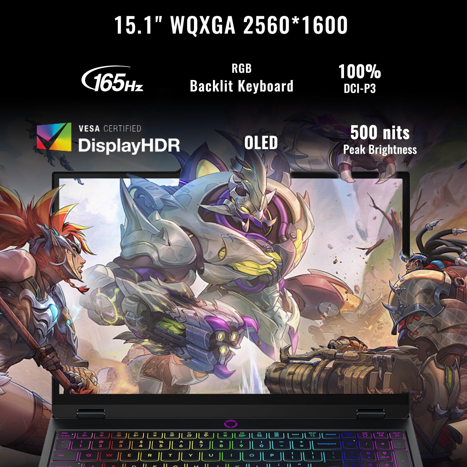 Lenovo Legion 5 15AHP10 RTX 5060 Pro Gaming Laptop,15.1 OLED WQXGA(2560 x 1600) 165Hz, AMD Ryzen 7 260(Beats Intel i7-14700), NVIDIA RTX 5060, 32GB DDR5 RAM,1TB SSD, Wi-Fi 7, Bundle PCO Laptop Cooler
