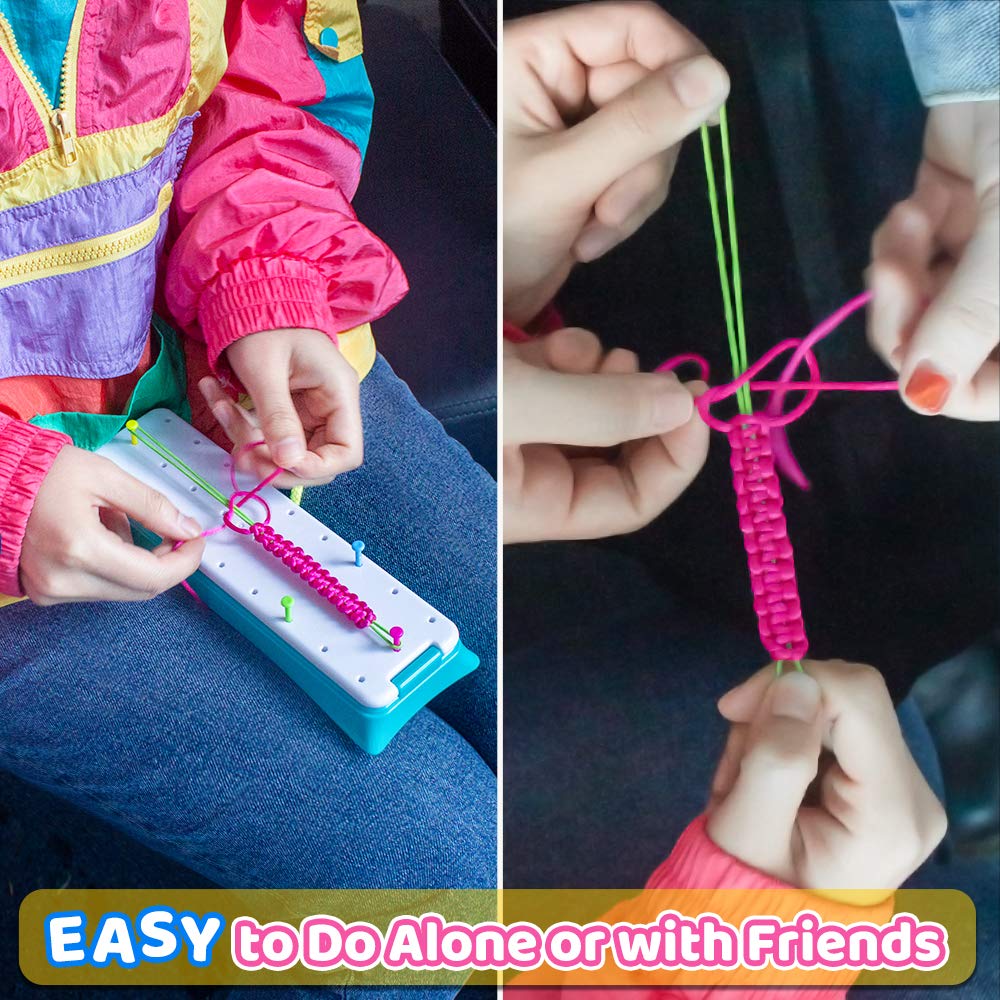 GILI Friendship Bracelet Making Kit for Girls Age 8-12 – DIY Arts and Crafts Toys – Best Christmas Birthday Gifts Ideas for Girls 7 8 9 10 11 Years Old