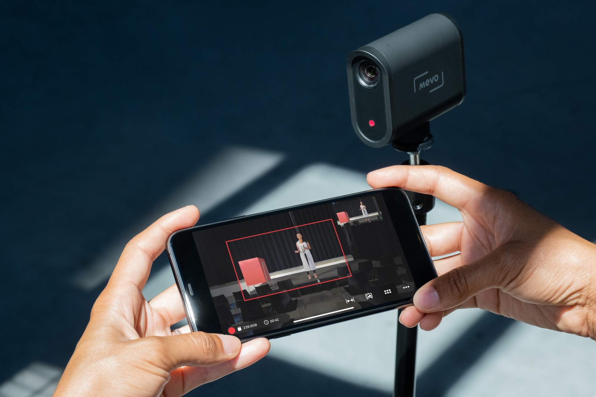 Mevo Start, The All-in-One Live Streaming Camera. Wirelessly Live Stream in 1080p HD and Remote Control with Dedicated iOS or Android App (Renewed)