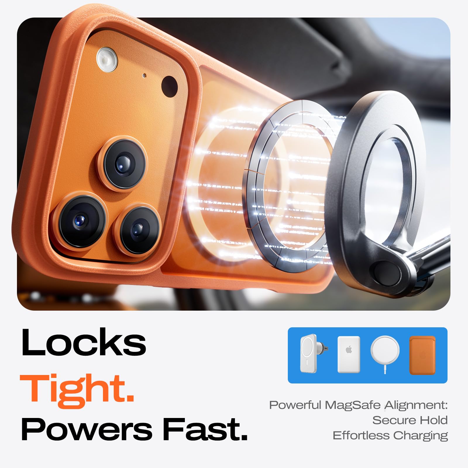 LISEN 3 in 1 Shockproof for iPhone 17 Pro Case [2025 Upgrade] (Compatible with Magsafe & Shockproof Military-Grade Protection) Magnetic i Phone Cover for 17pro, 3-Color Set Multicolor