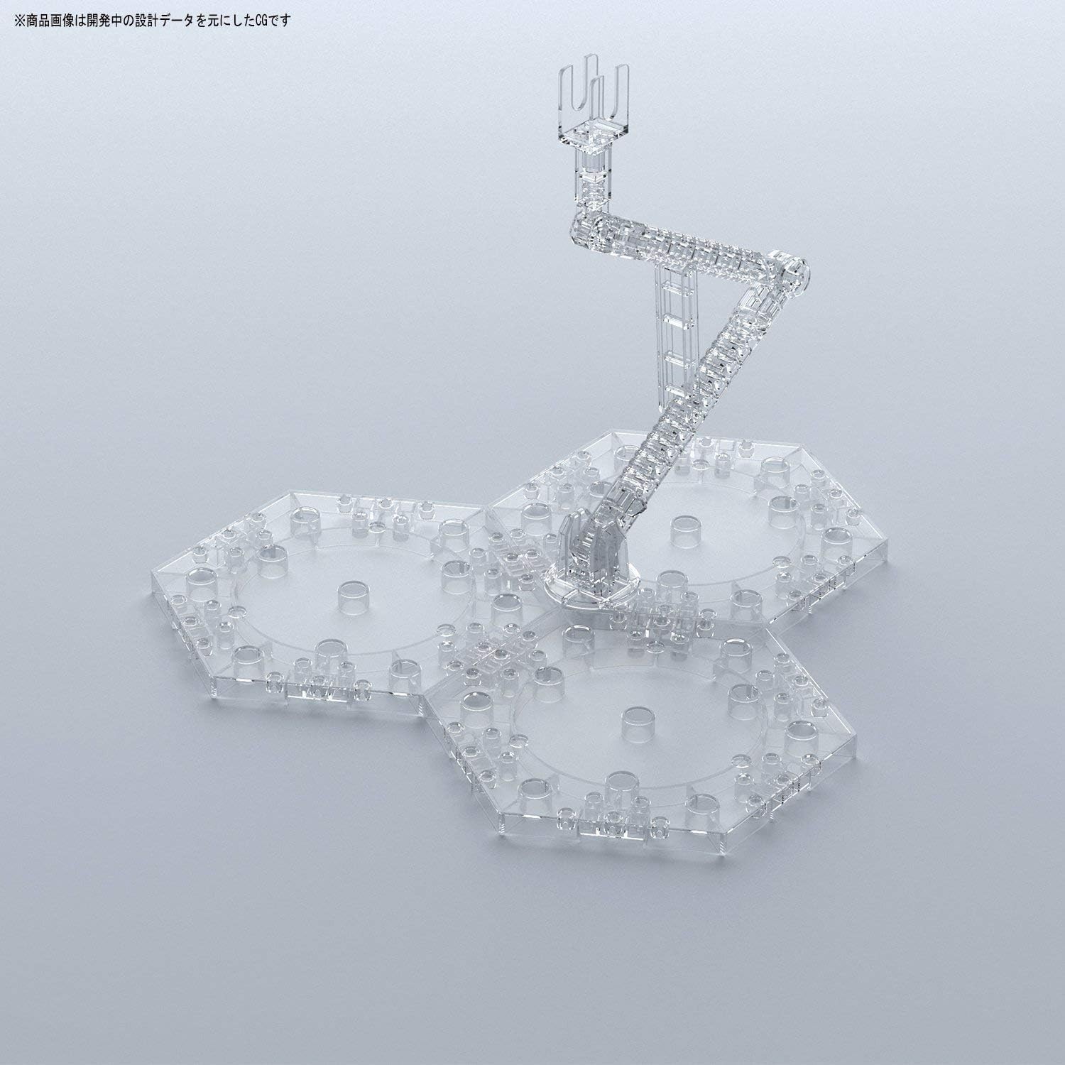 Bandai Hobby - Accessory - Action Base 5 [Clear Color] Model Kit