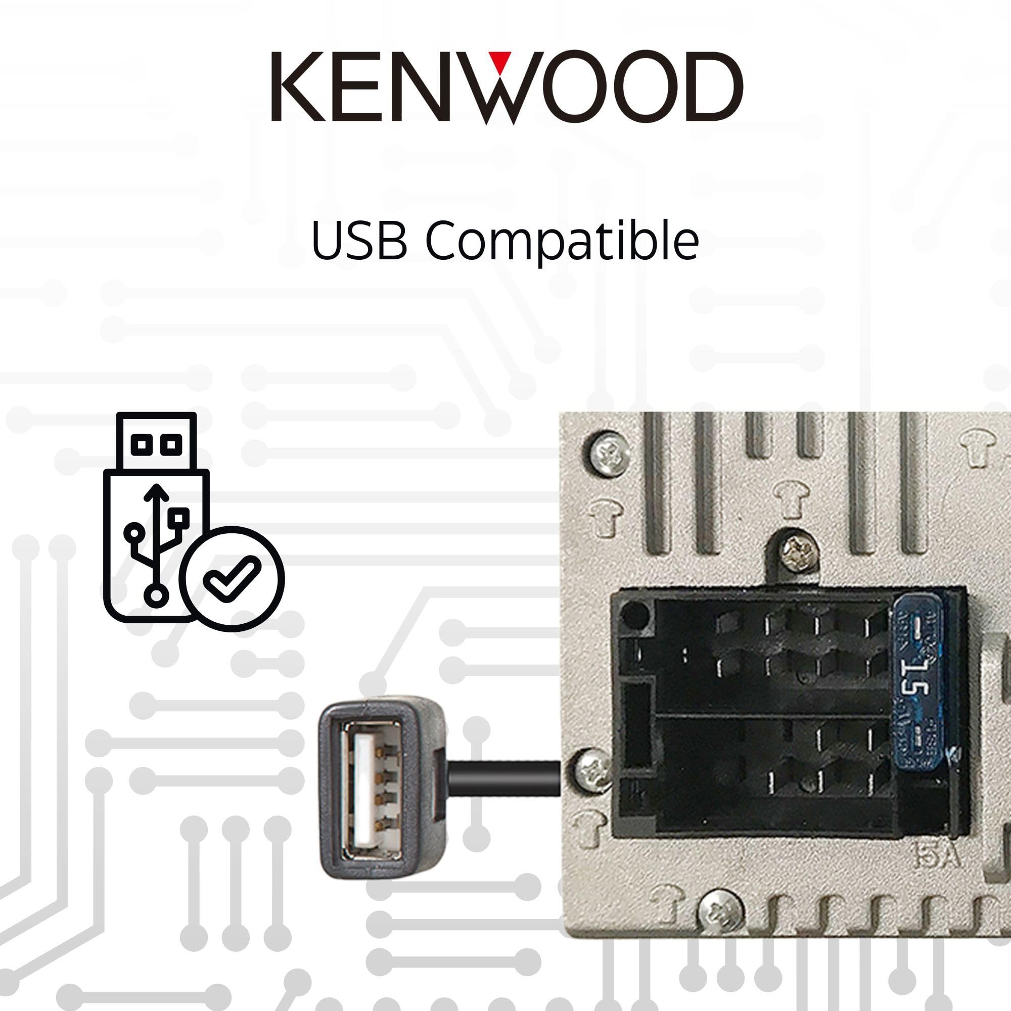 Kenwood DMX129BT Multimedia Receiver with Bluetooth