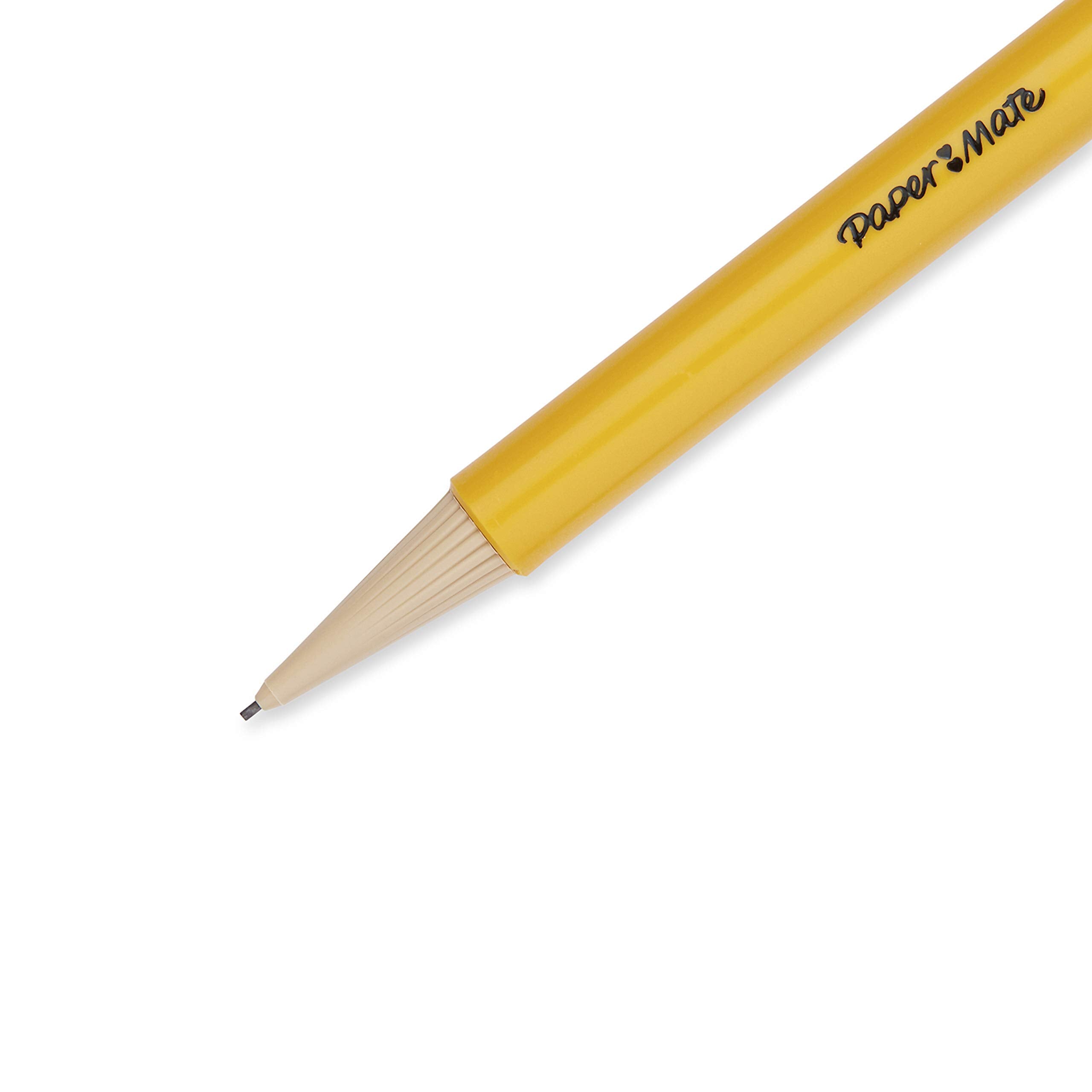 Paper Mate SharpWriter Mechanical Pencils 0.7 mm 2 Pencil Pencils for School Supplies, Yellow, 36 Count