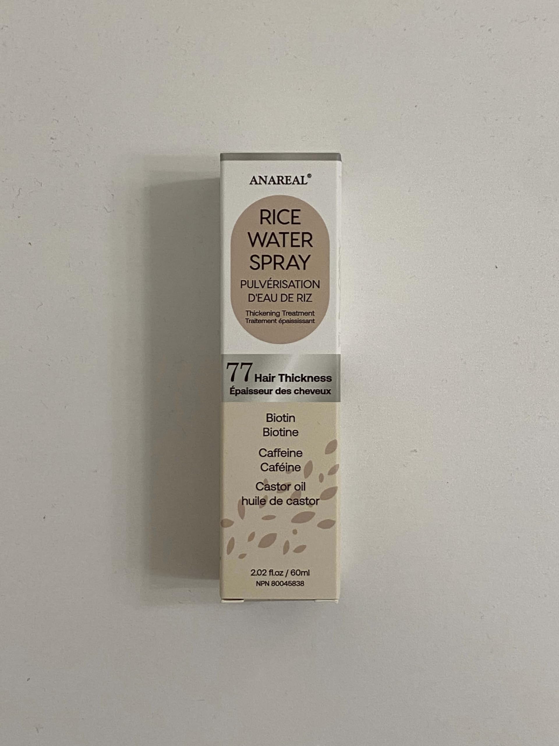 Rice Water for Hair Growth, Hair Growth Serum Women, Rice Water, Rice Water Spray, Rice Water for Hair, Rice Water Spray that can be used with Rice Water Shampoo and Conditioner, 60ml